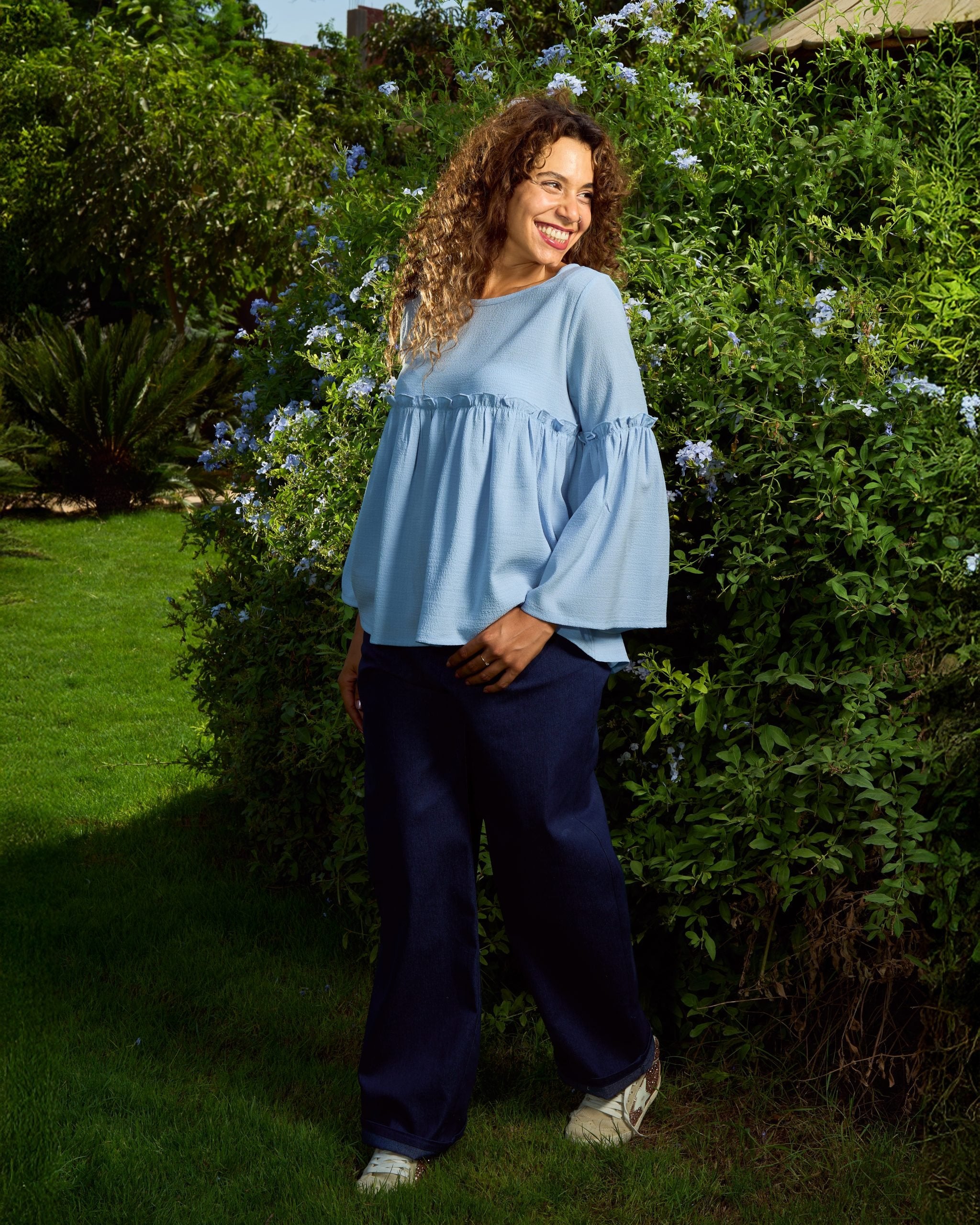 Dove Blouse | Baby blue