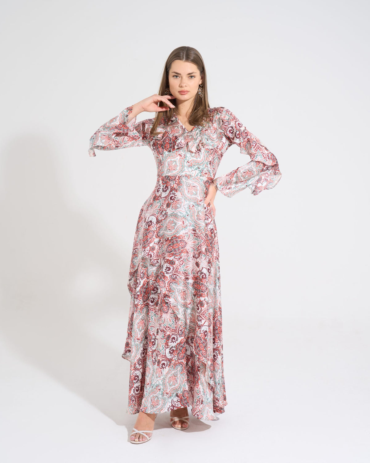 Aishwarya Dress | Green X Red My Store