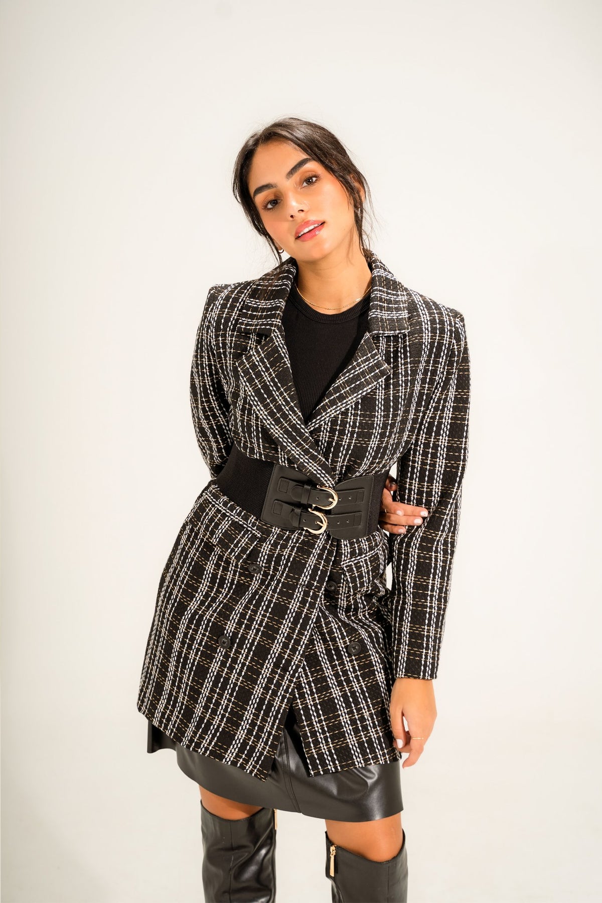 Bella Jacket | Black &amp; White My Store