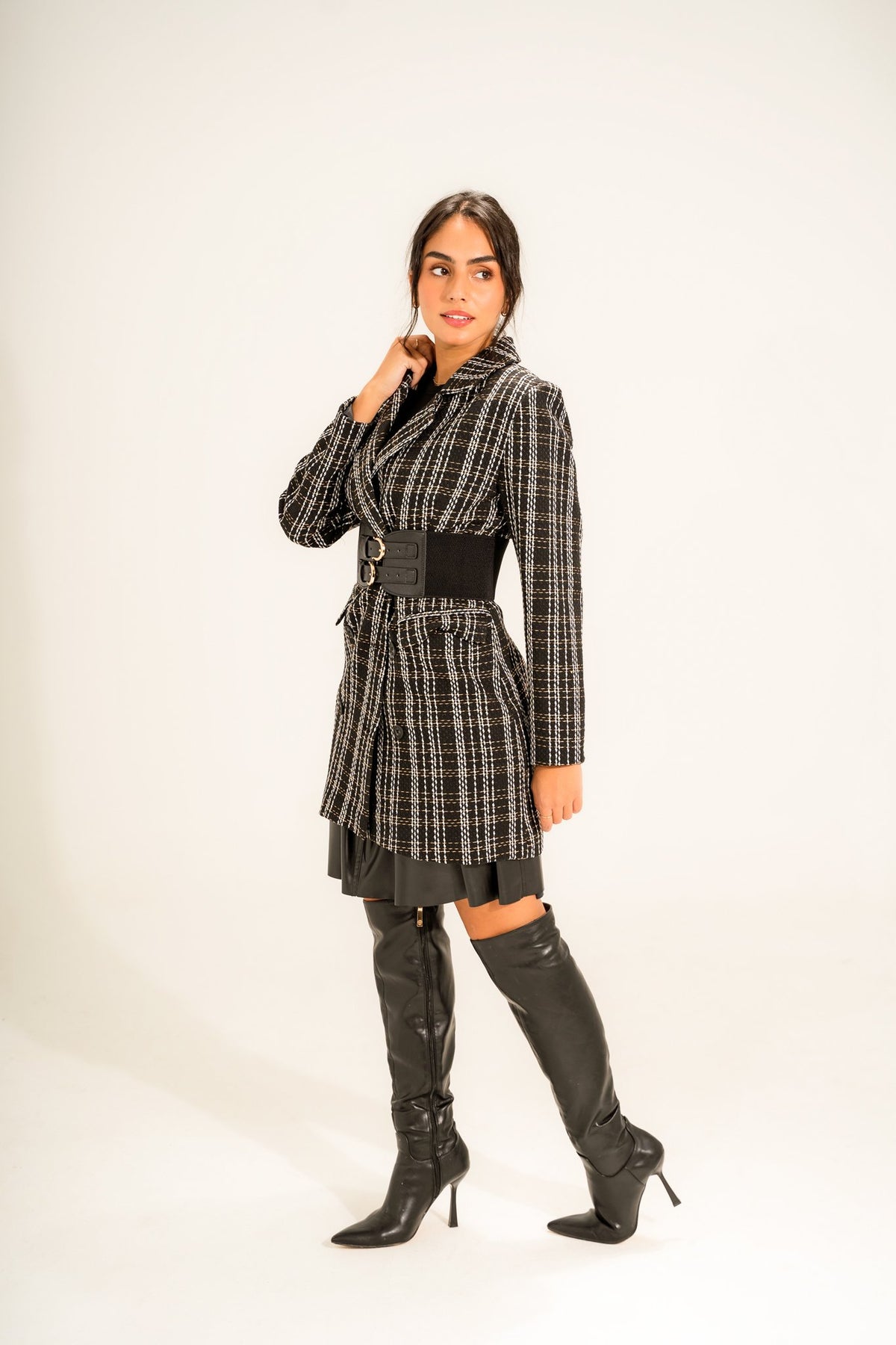Bella Jacket | Black &amp; White My Store