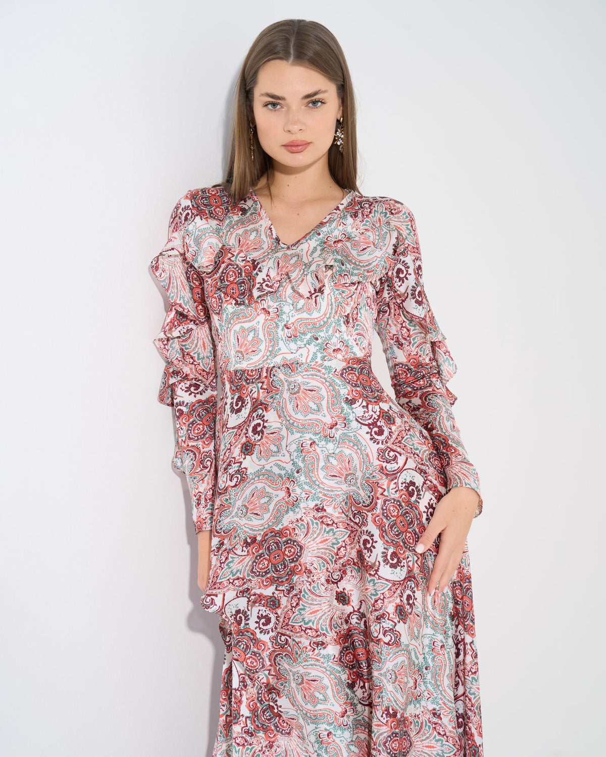 Aishwarya Dress | Green X Red My Store