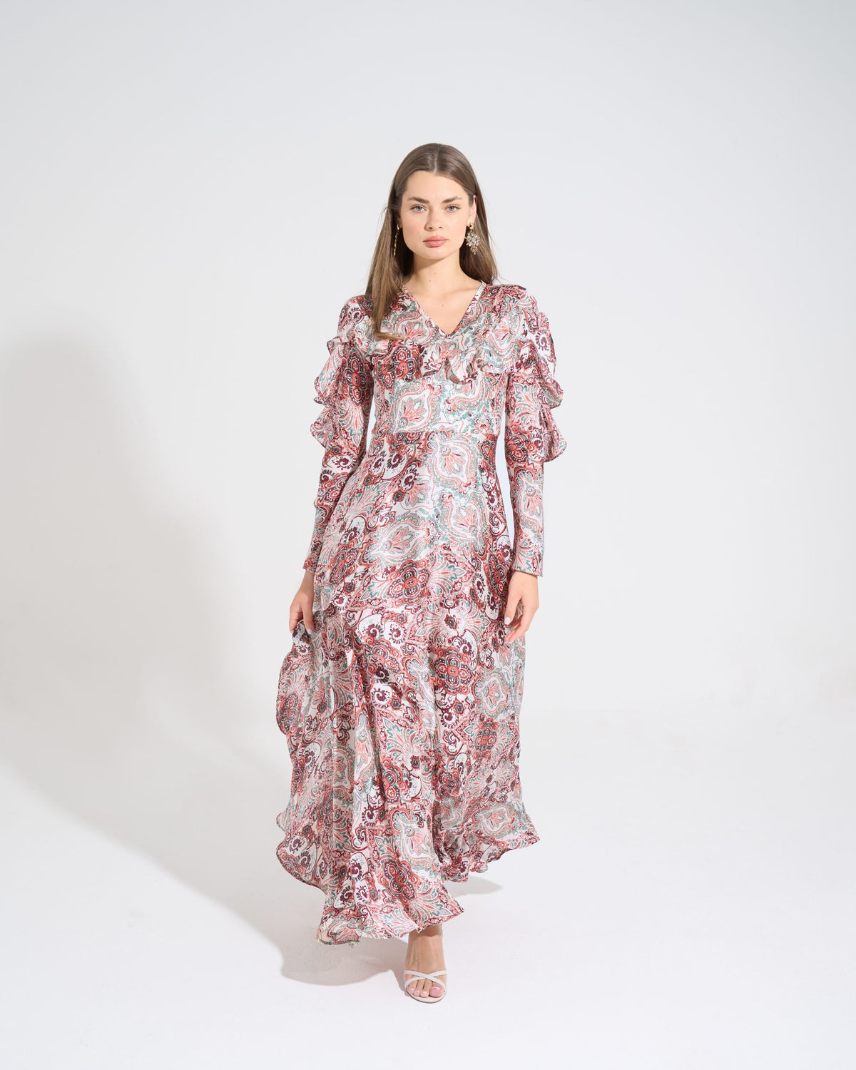 Aishwarya Dress | Green X Red My Store