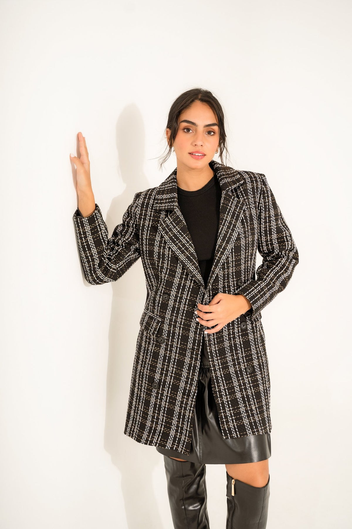 Bella Jacket | Black &amp; White My Store