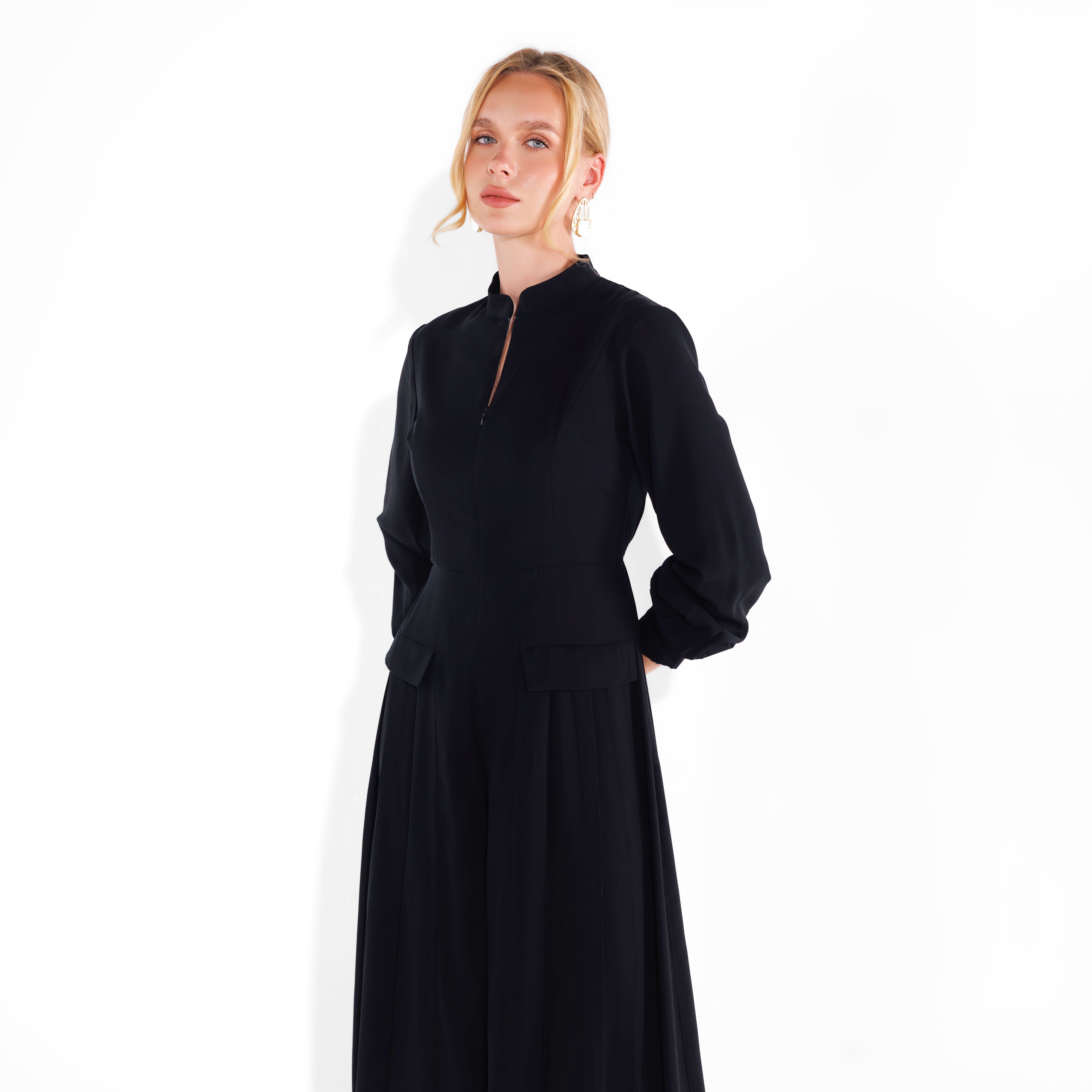 Aria Jumpsuit | Black Black Swan Fashion