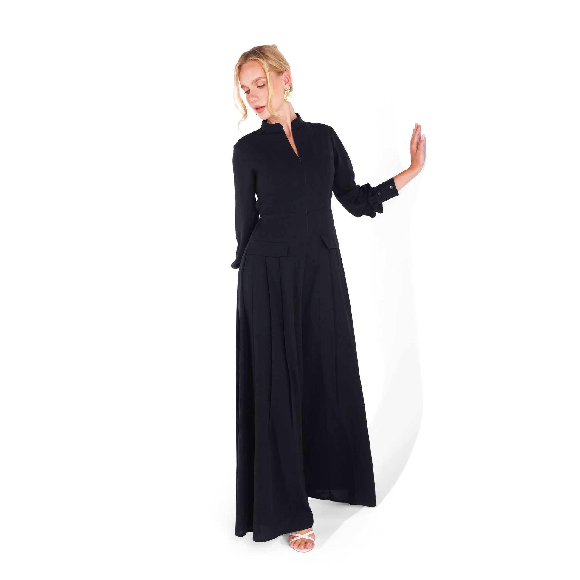 Aria Jumpsuit | Black Black Swan Fashion