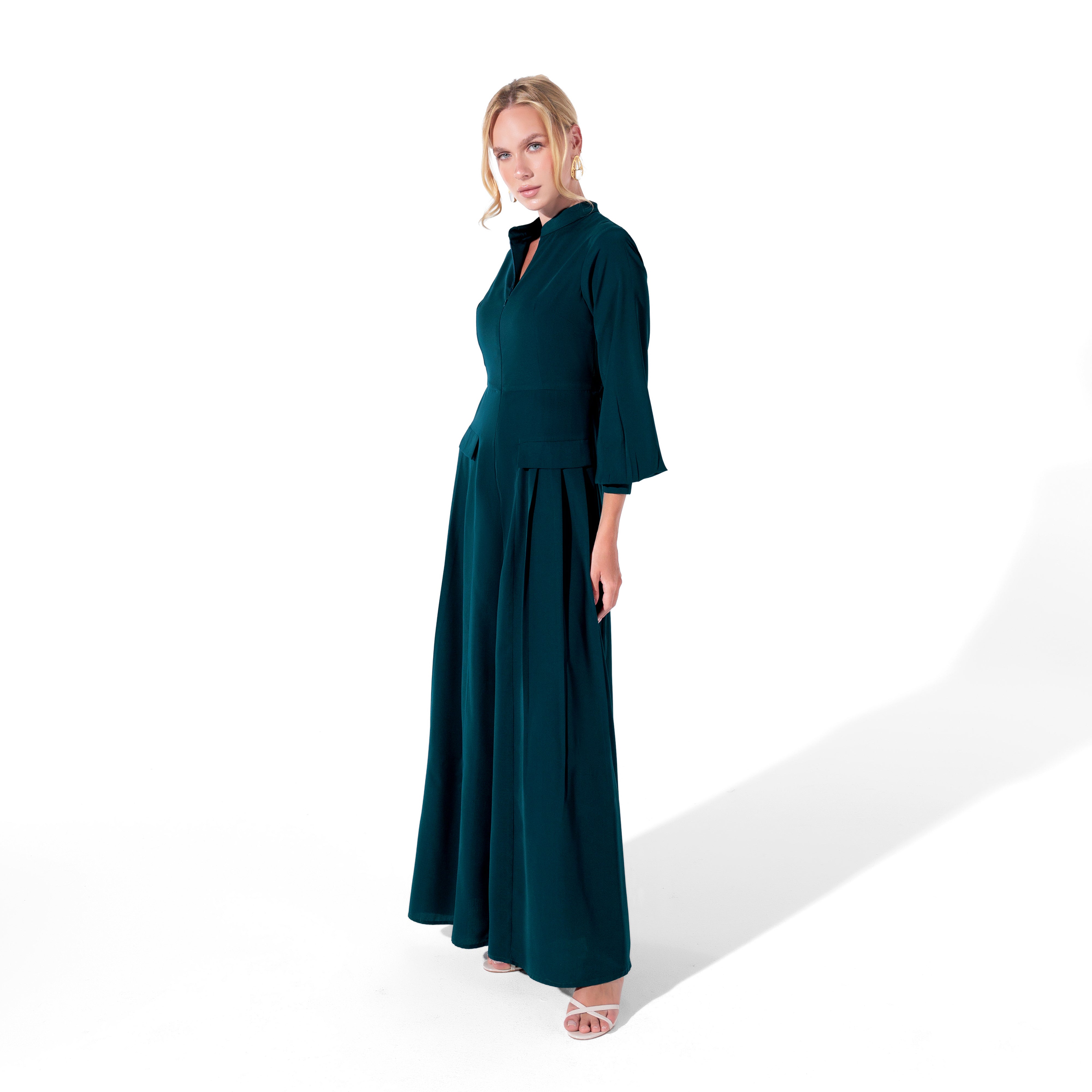 Aria Jumpsuit | Peacock Black Swan Fashion