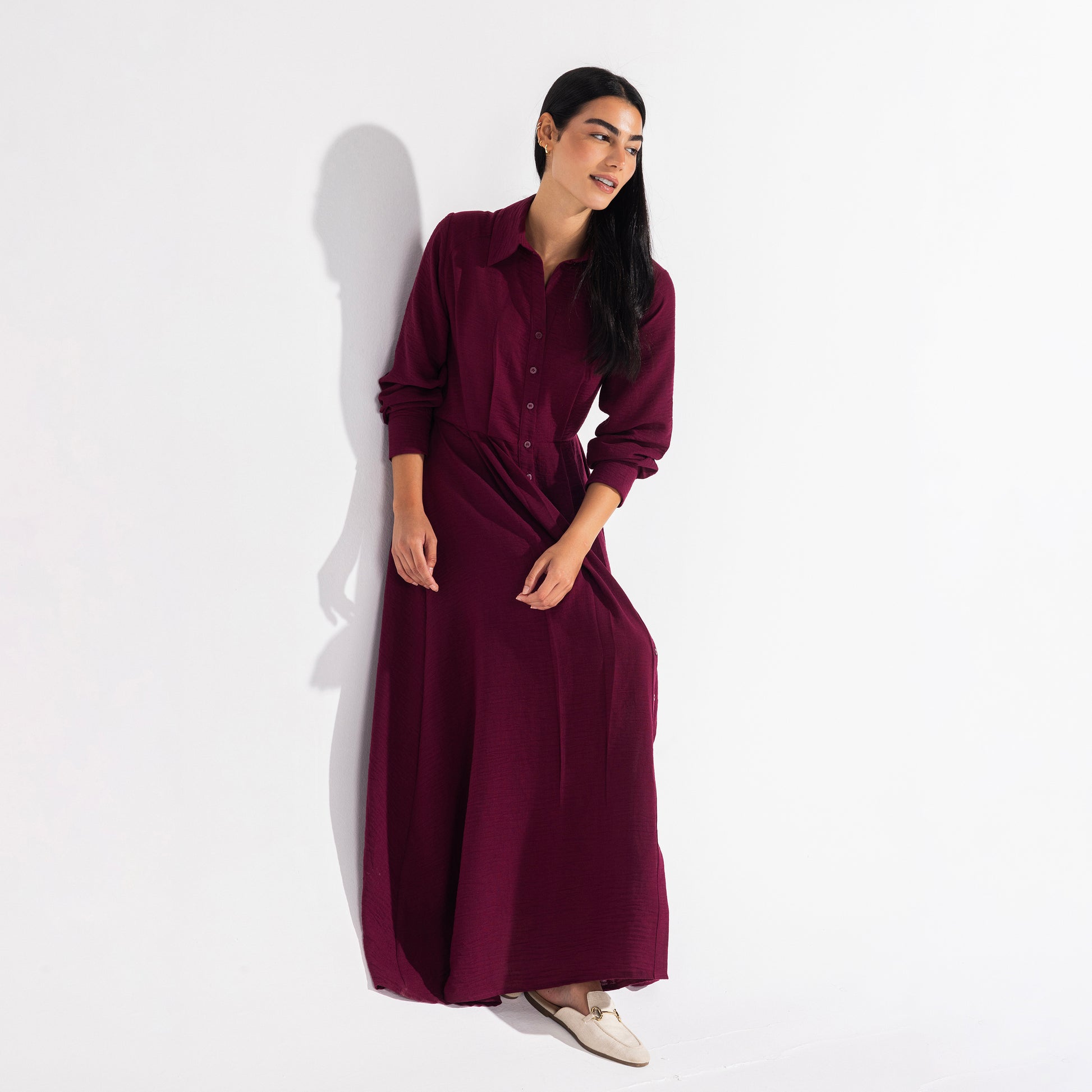 Artemis Dress | Burgundy Black Swan Fashion