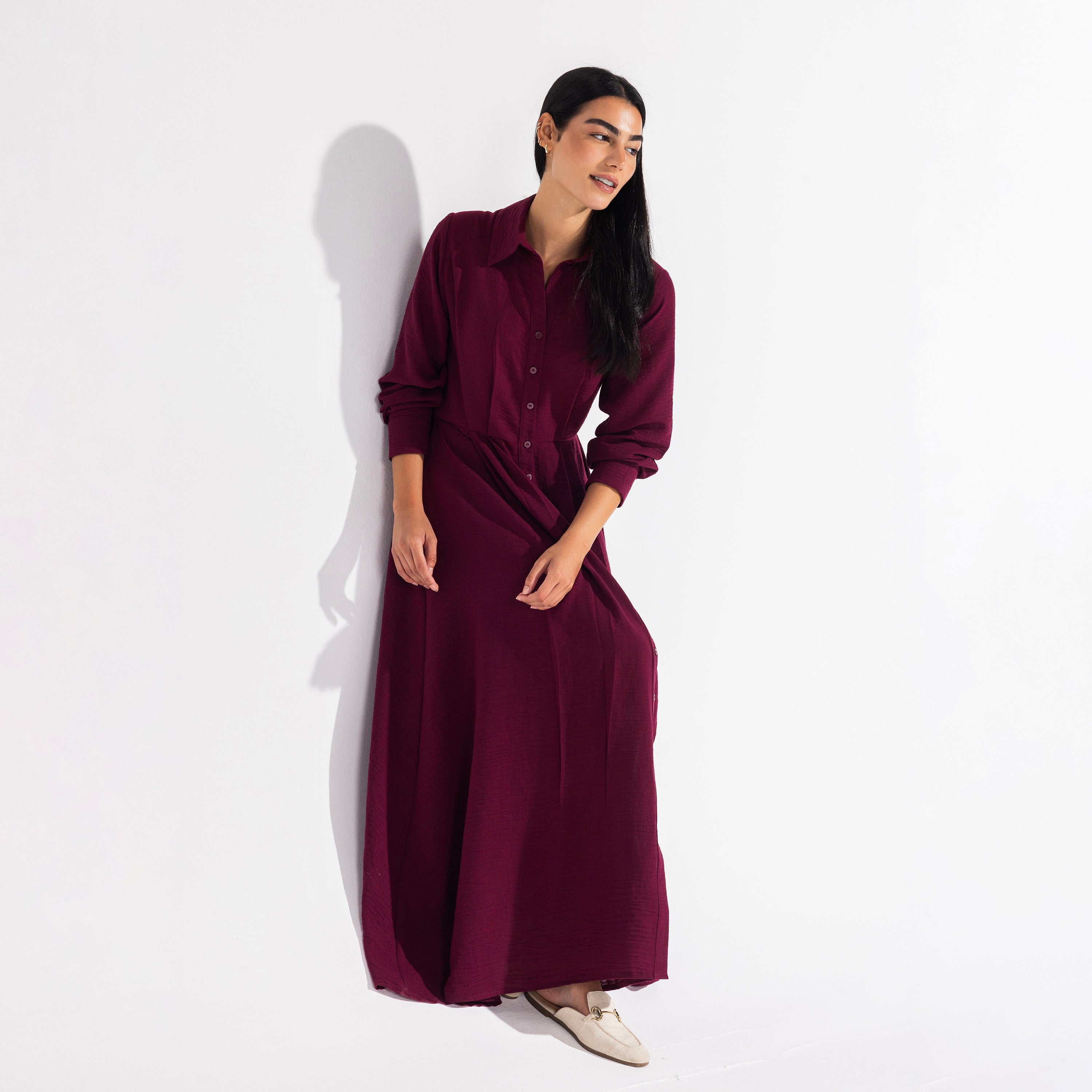 Artemis Dress | Burgundy Black Swan Fashion