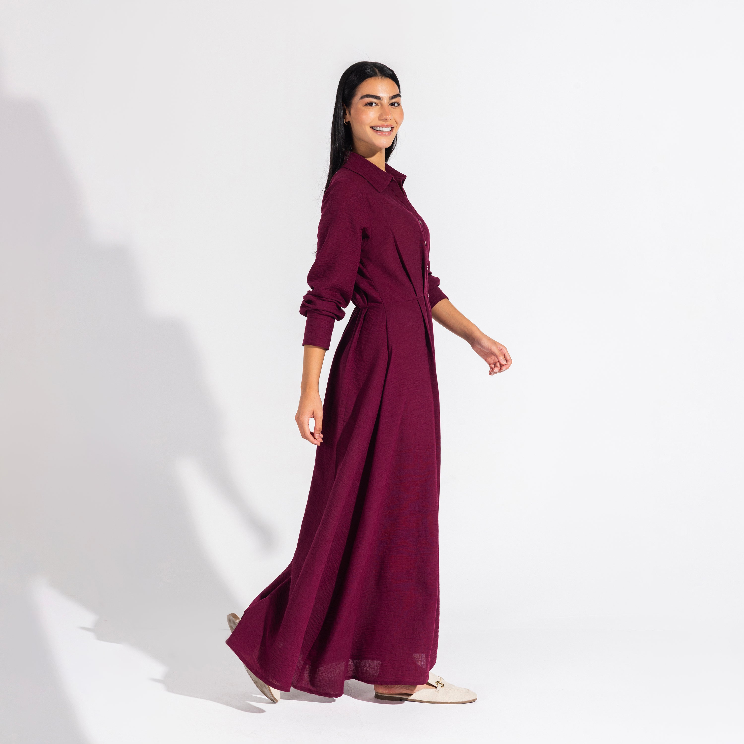 Artemis Dress | Burgundy Black Swan Fashion