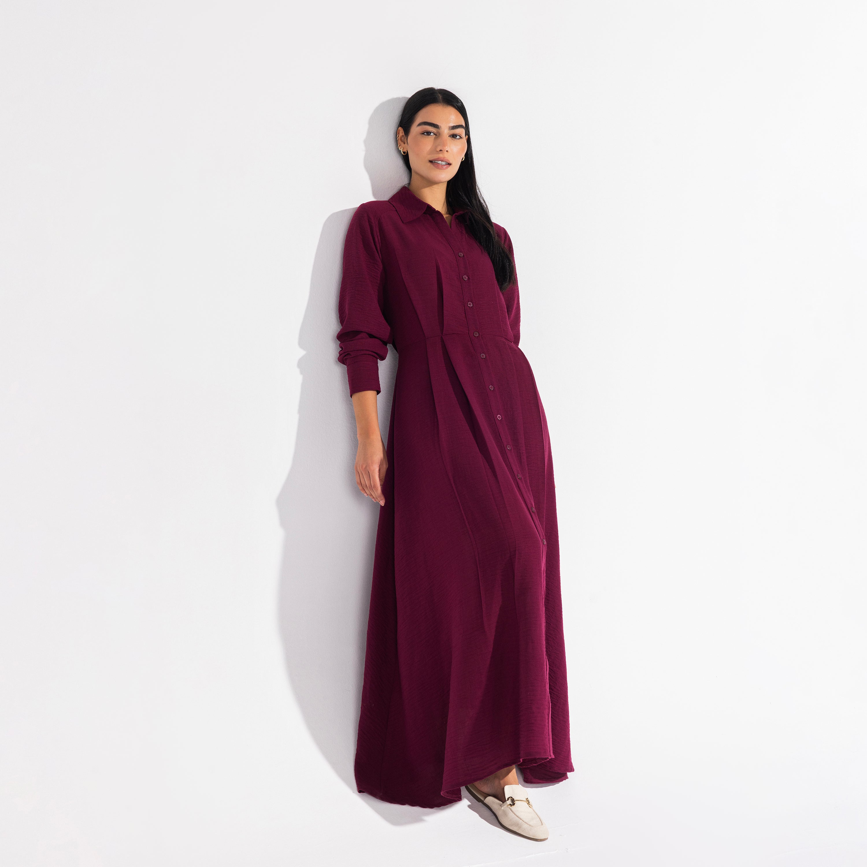 Artemis Dress | Burgundy Black Swan Fashion