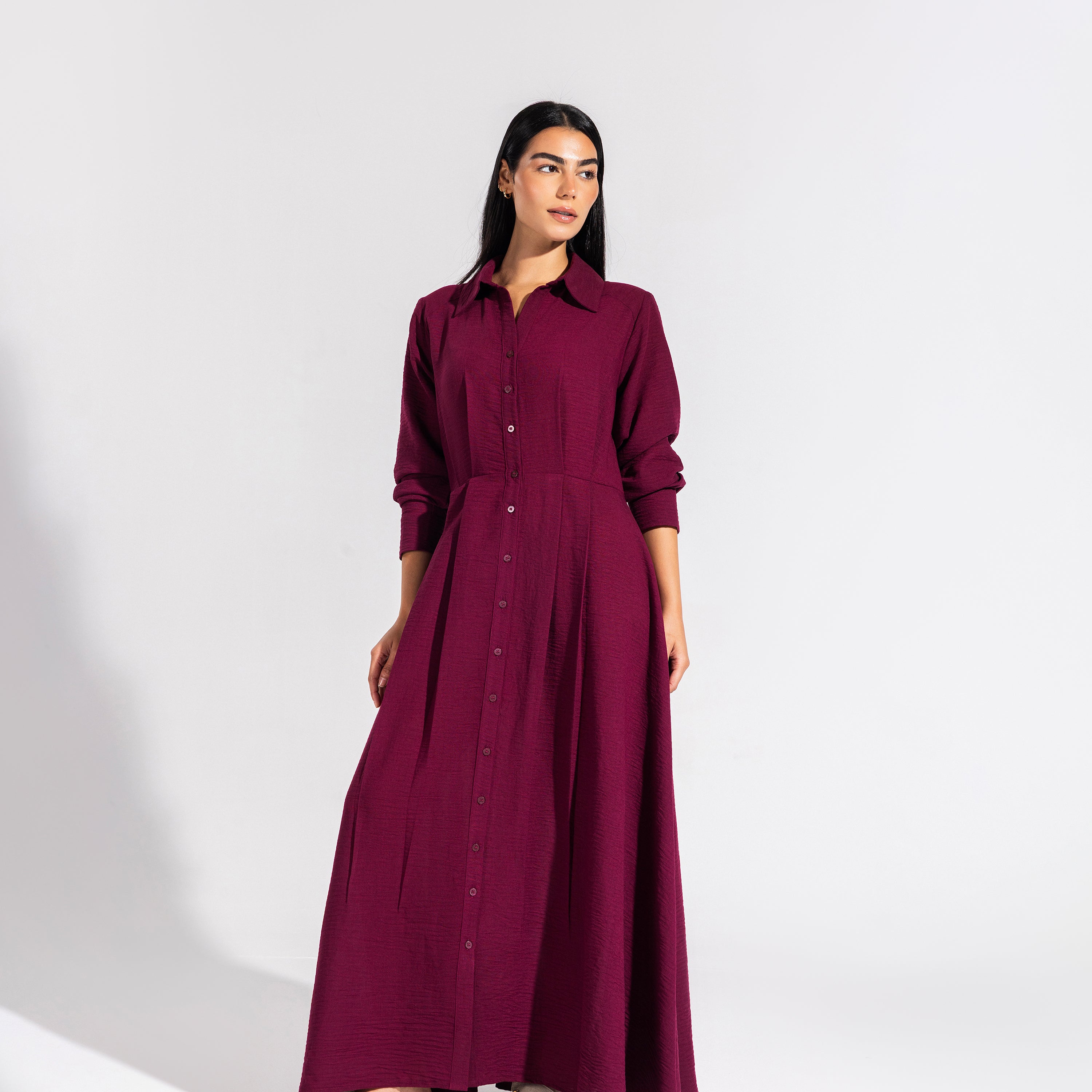Artemis Dress | Burgundy Black Swan Fashion
