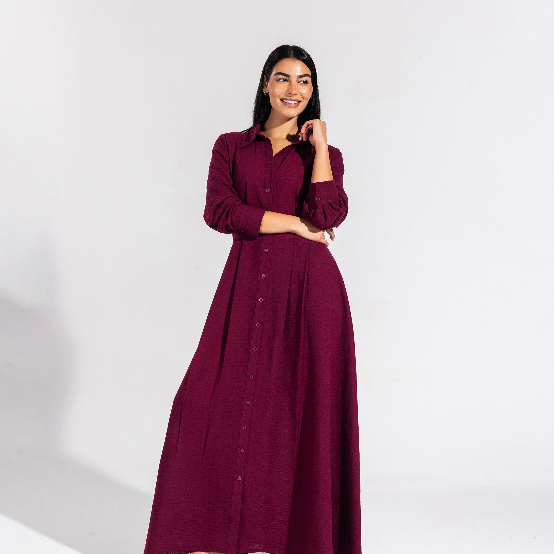 Artemis Dress | Burgundy Black Swan Fashion