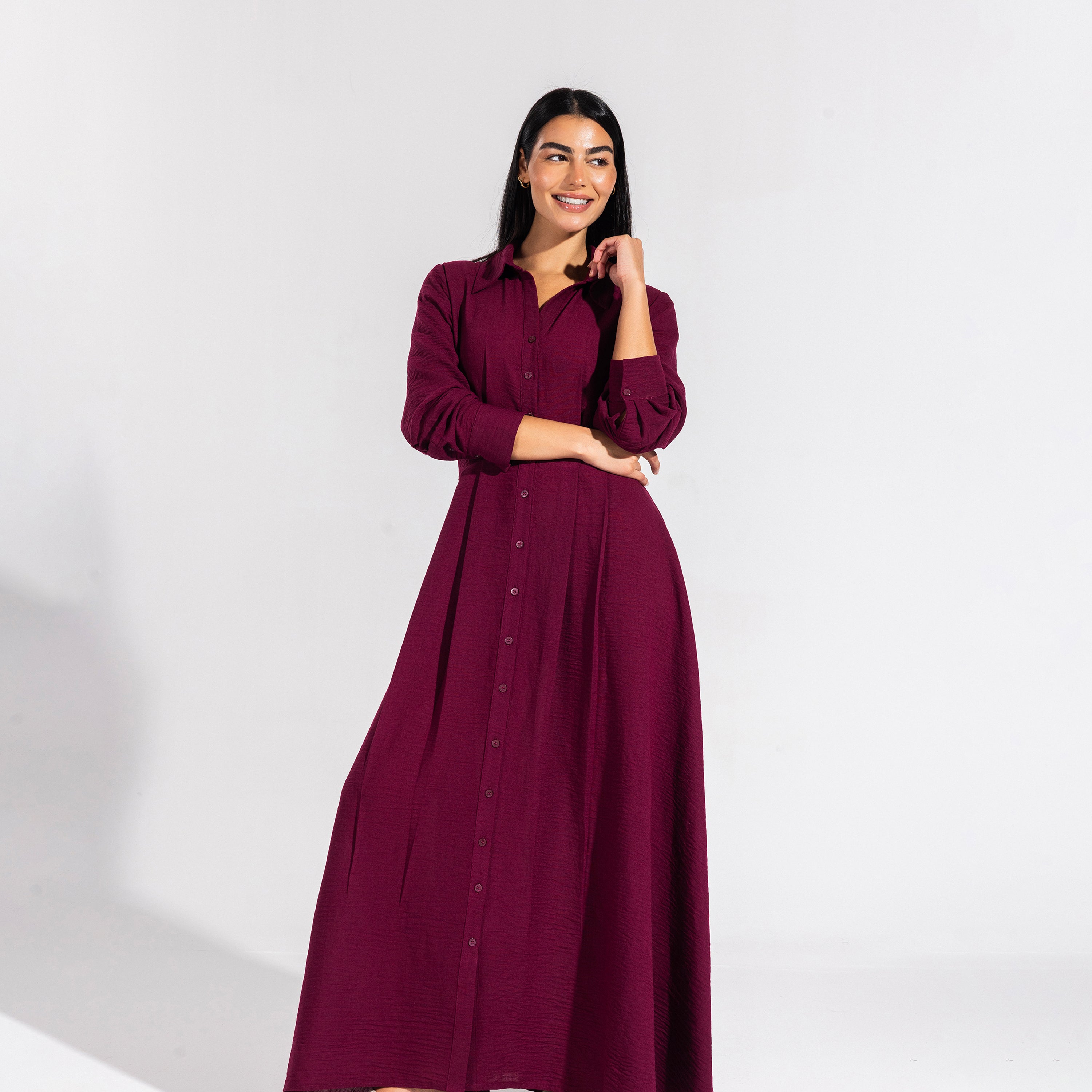 Artemis Dress | Burgundy Black Swan Fashion