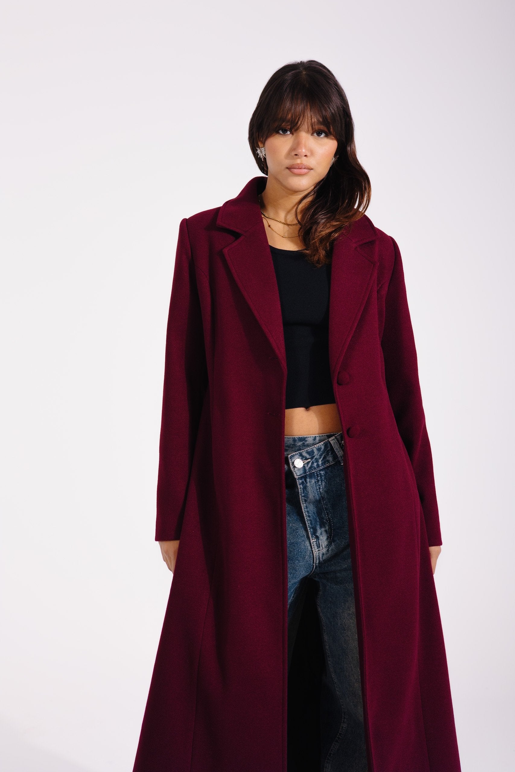 Aspen Coat | Mahogany