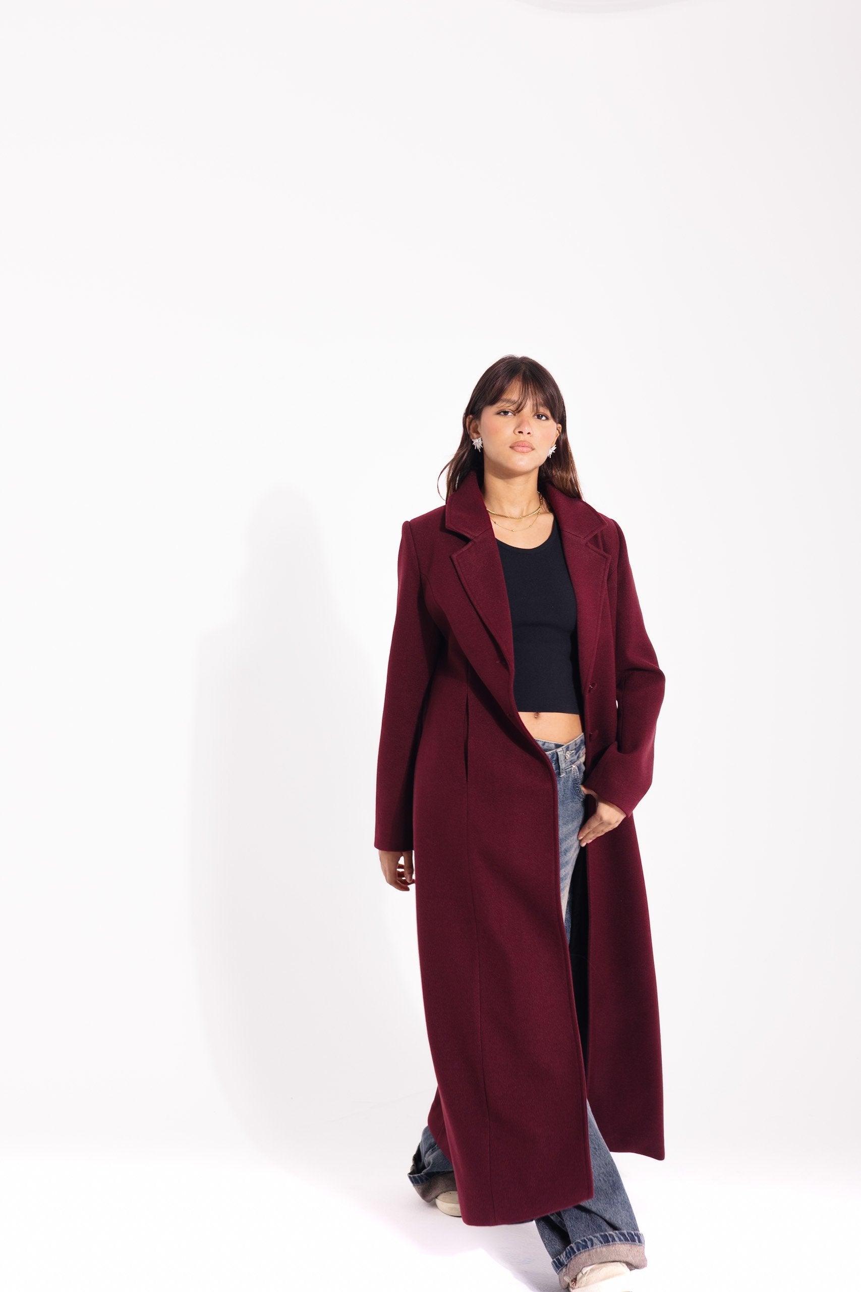 Aspen Coat | Mahogany