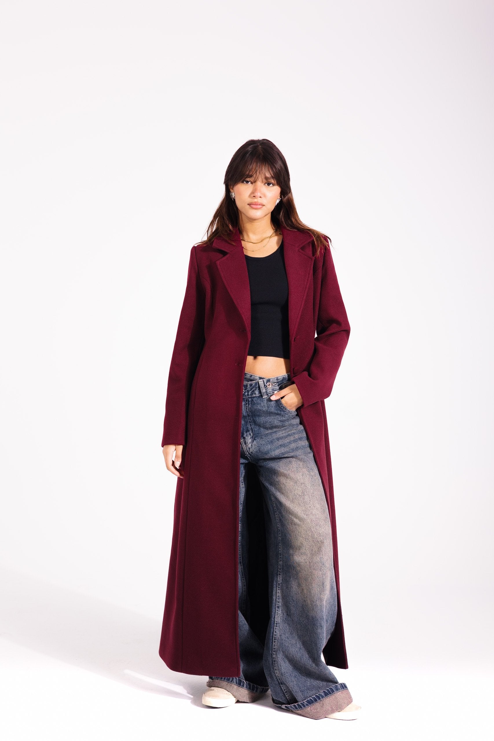 Aspen Coat | Mahogany