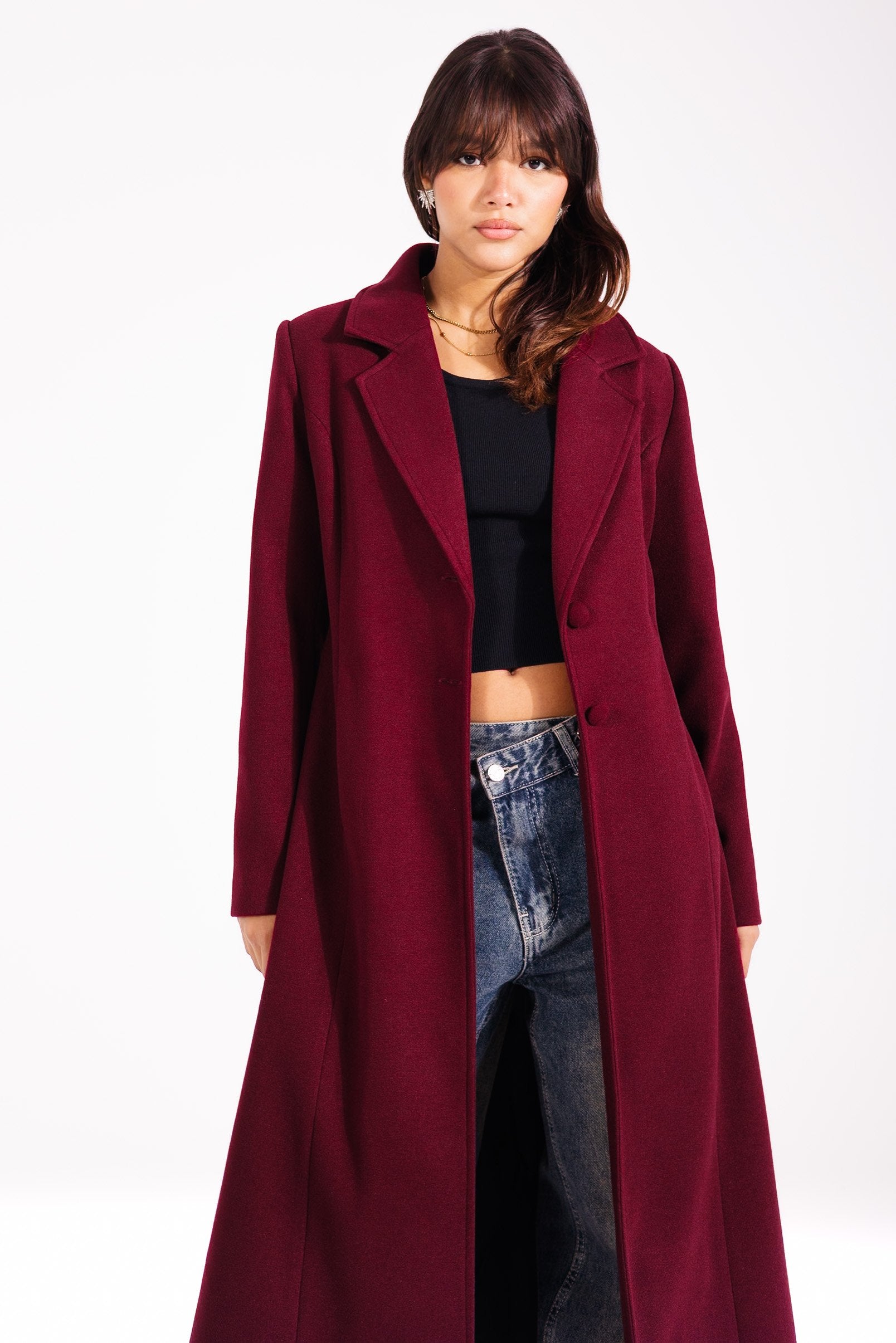 Aspen Coat | Mahogany