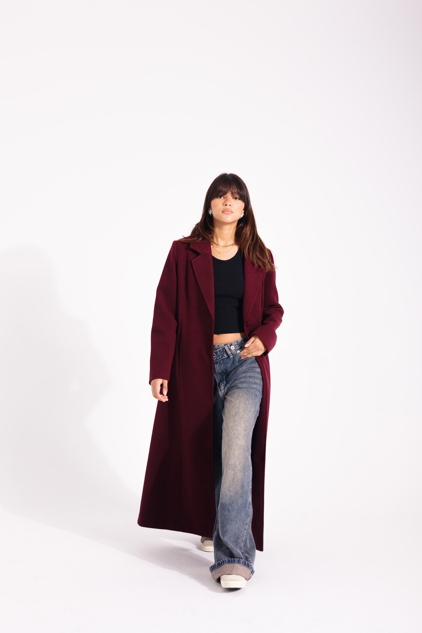 Aspen Coat | Mahogany