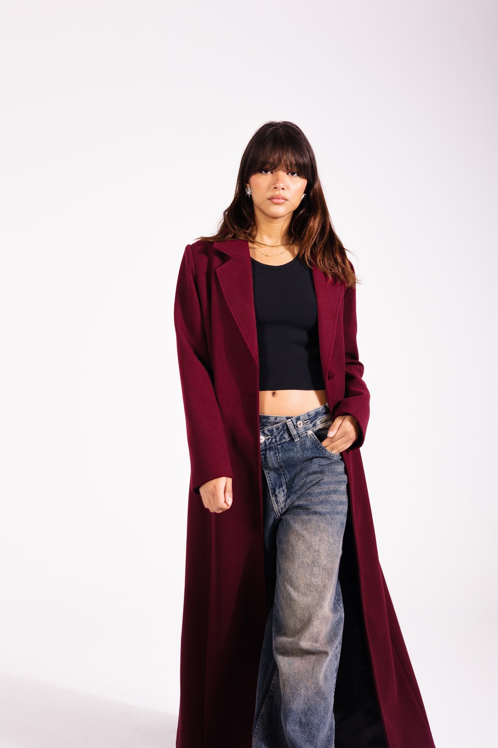 Aspen Coat | Mahogany