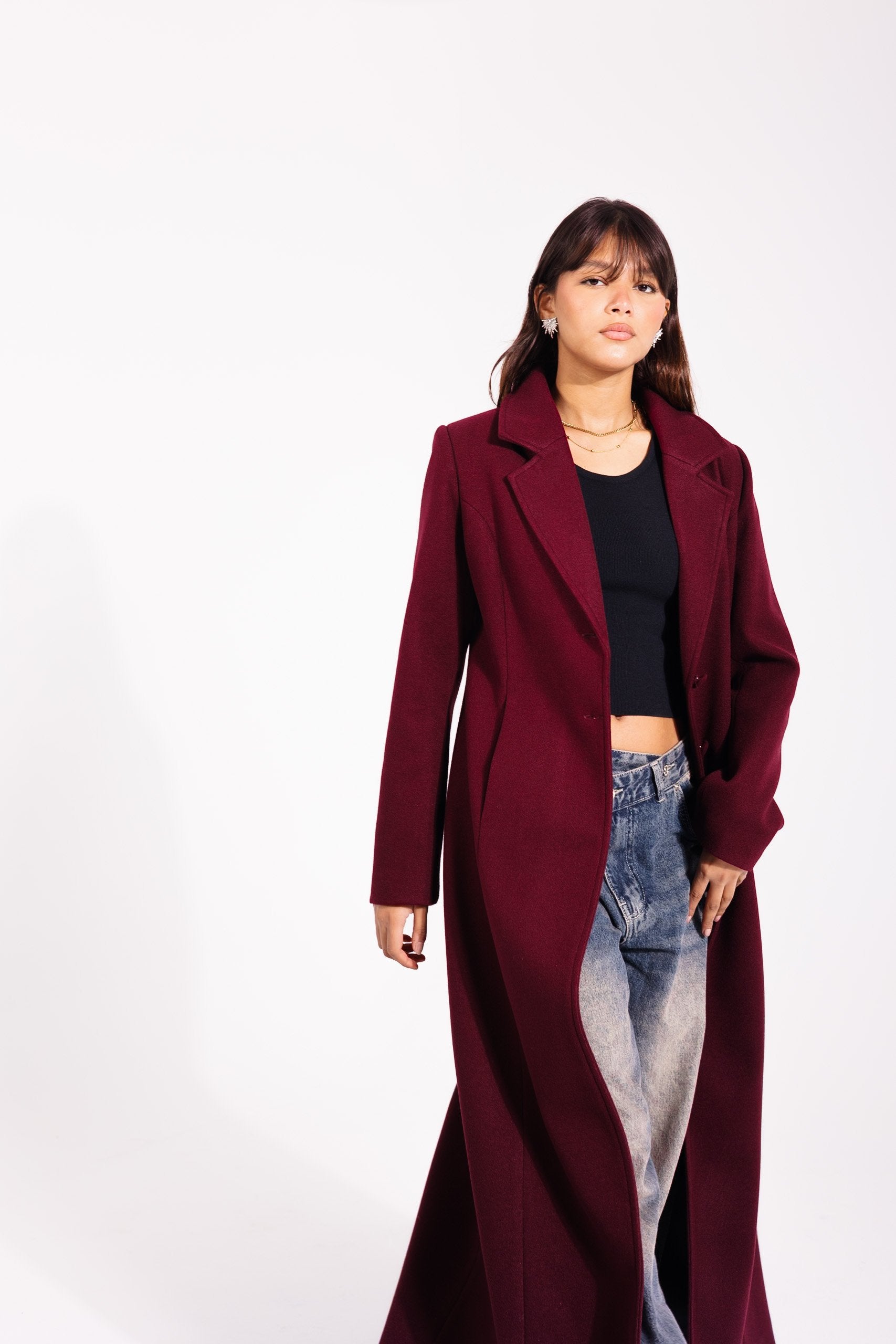 Aspen Coat | Mahogany