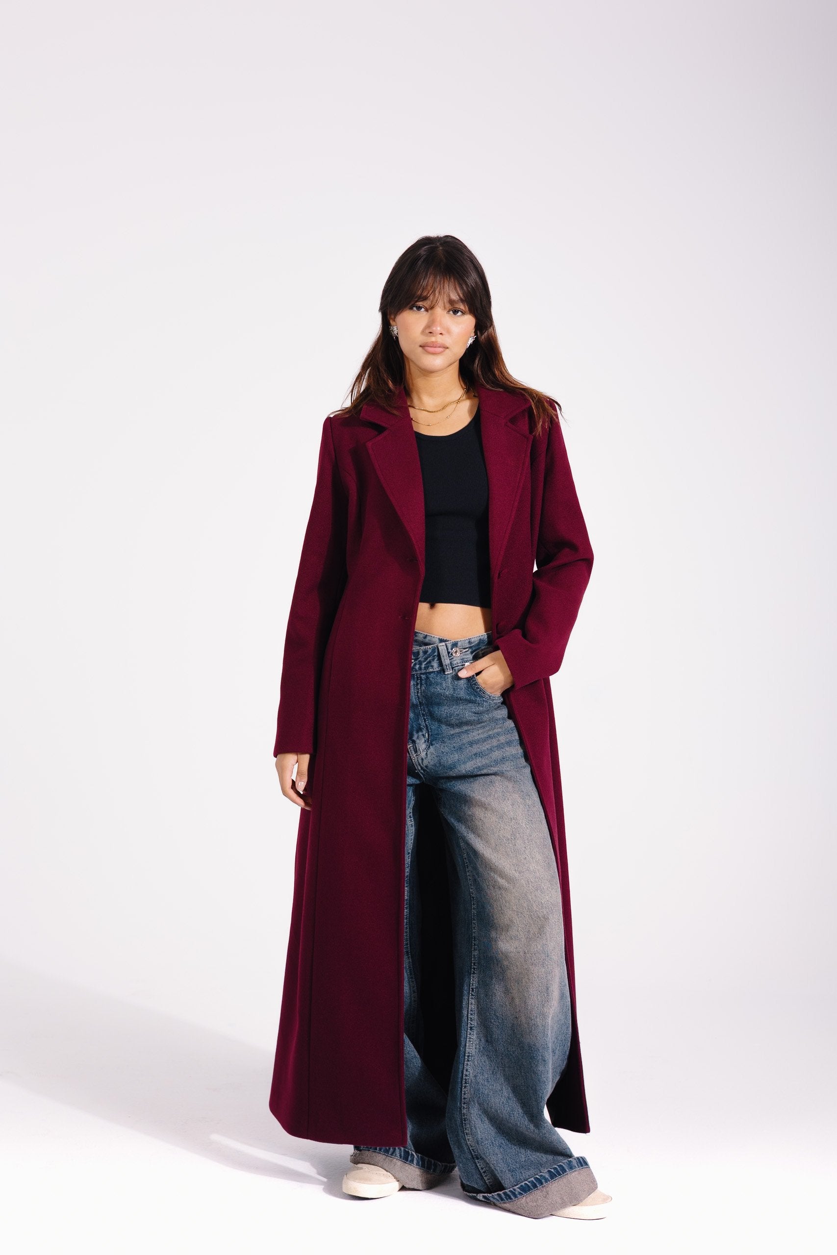 Aspen Coat | Mahogany