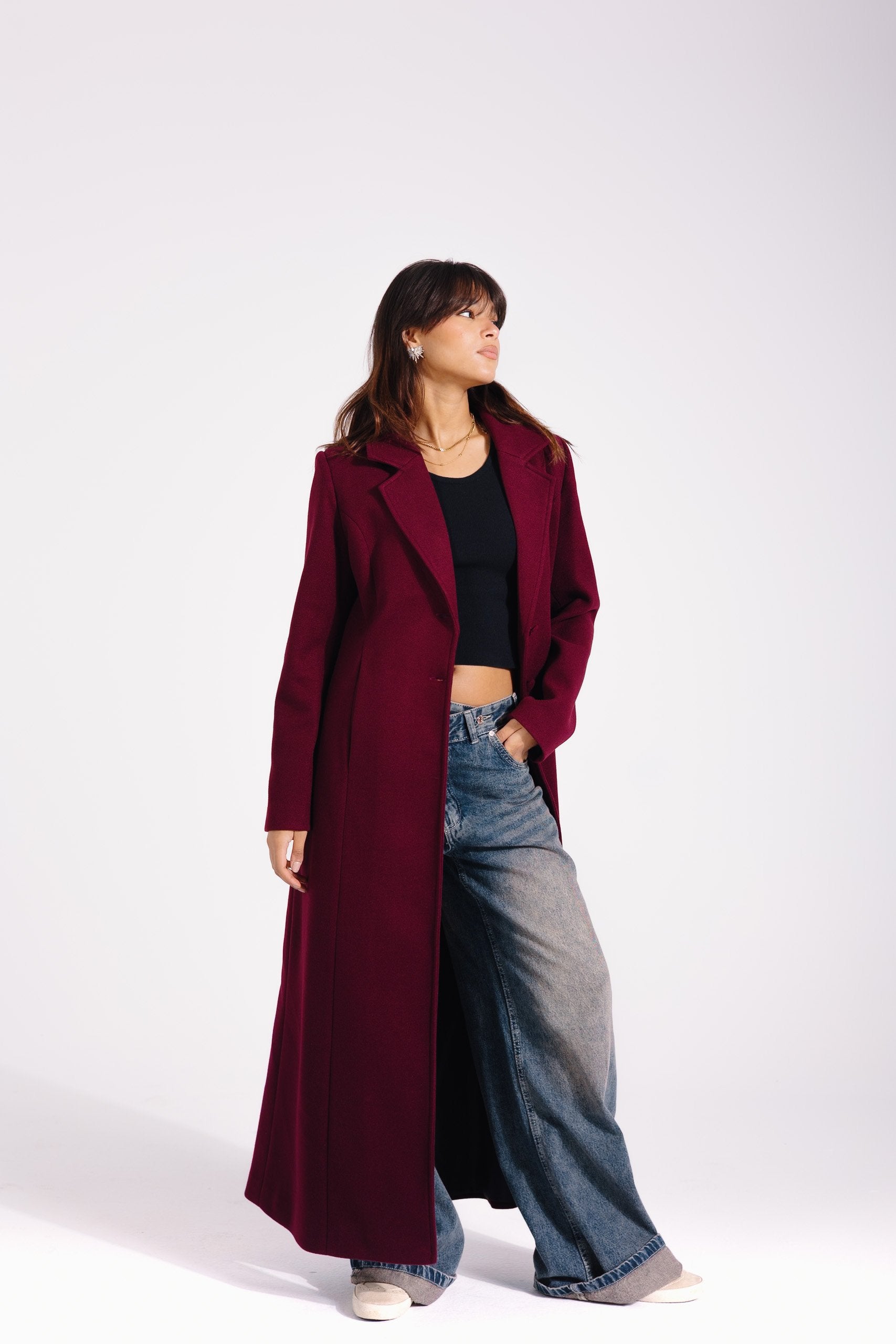 Aspen Coat | Mahogany