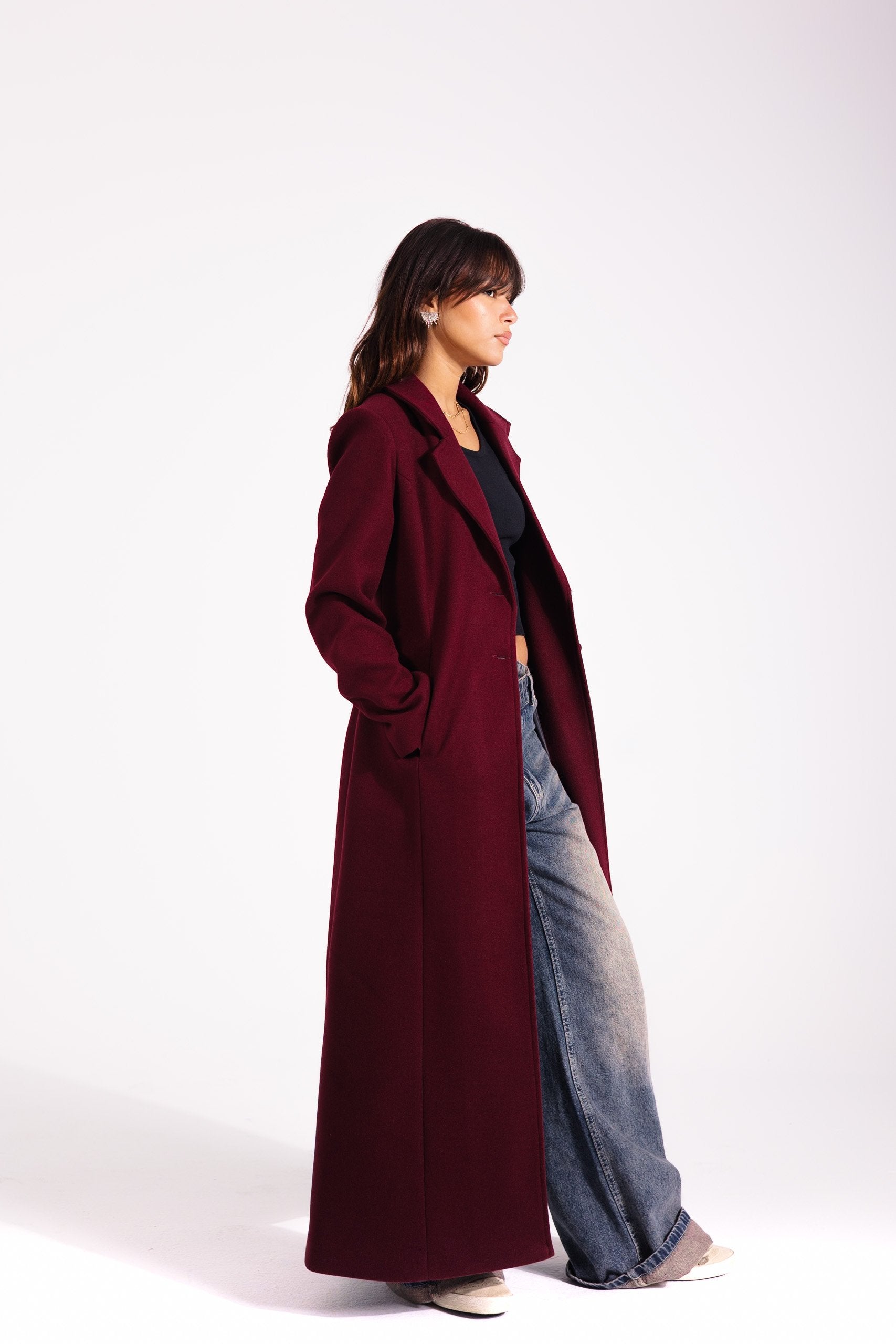 Aspen Coat | Mahogany