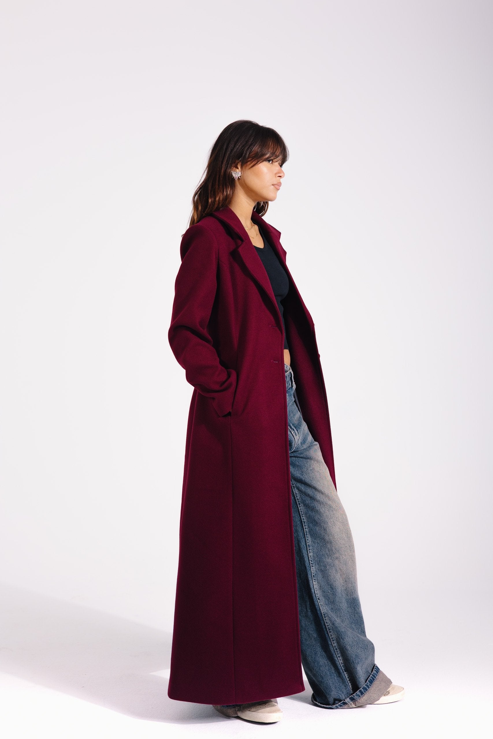 Aspen Coat | Mahogany