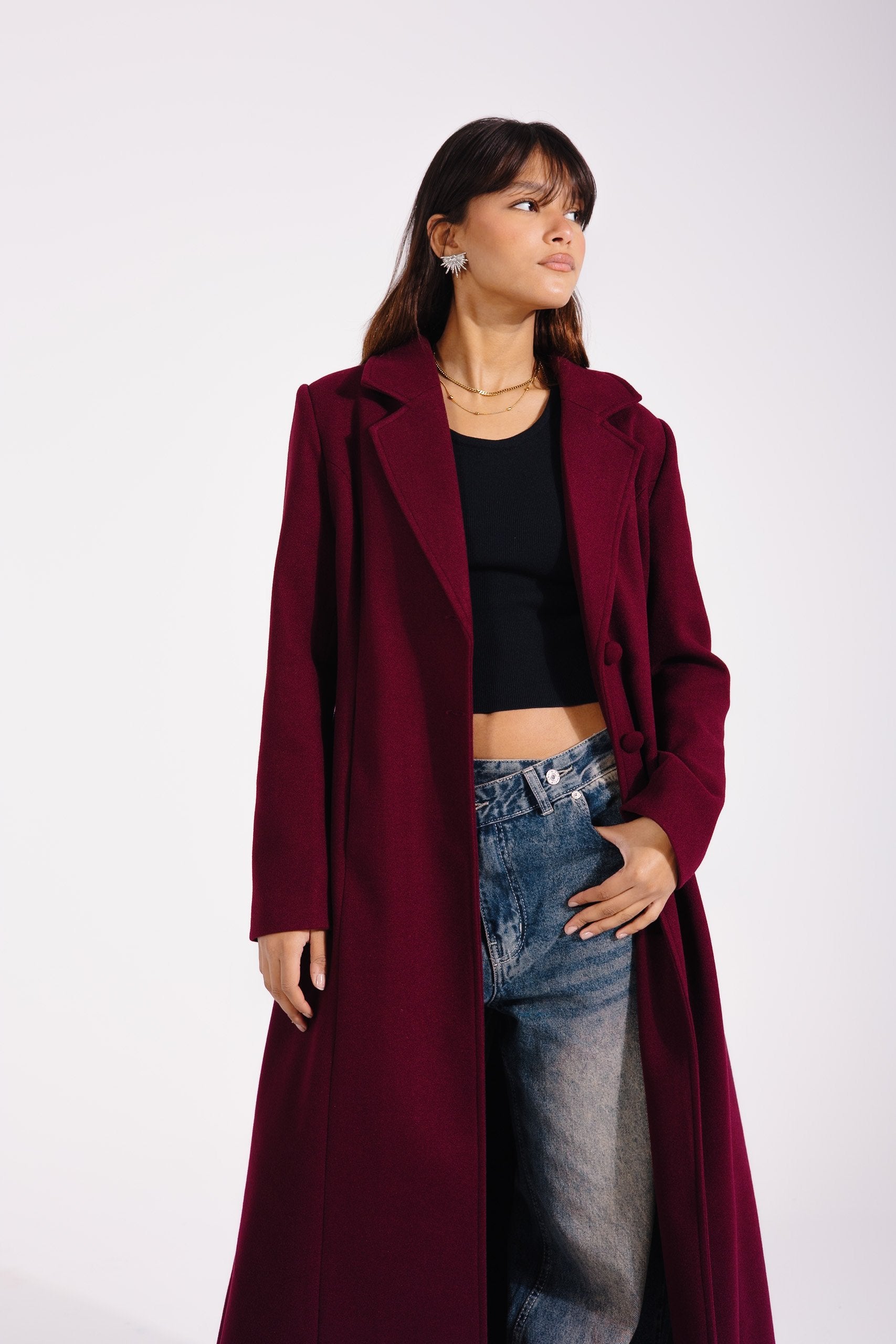 Aspen Coat | Mahogany