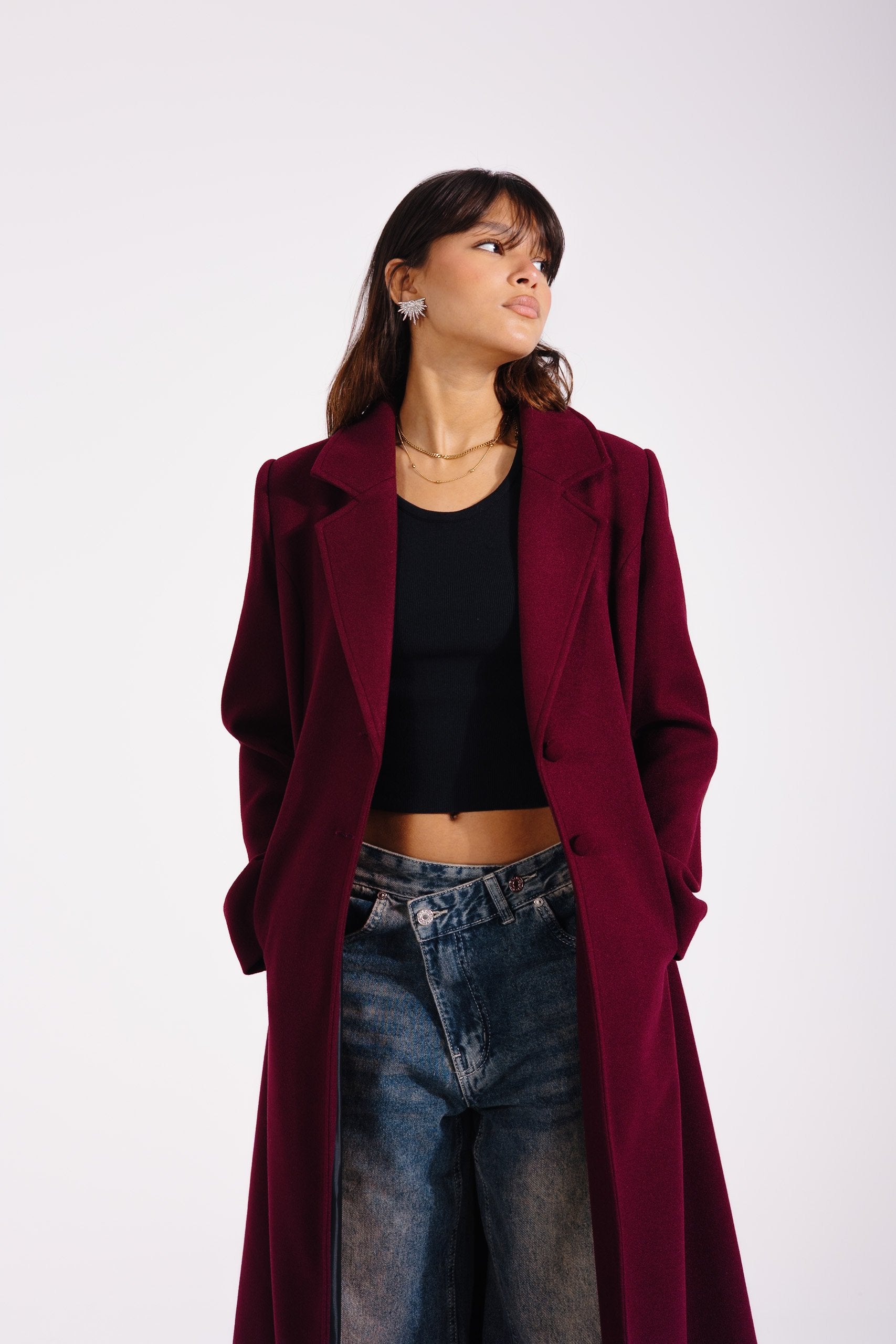Aspen Coat | Mahogany