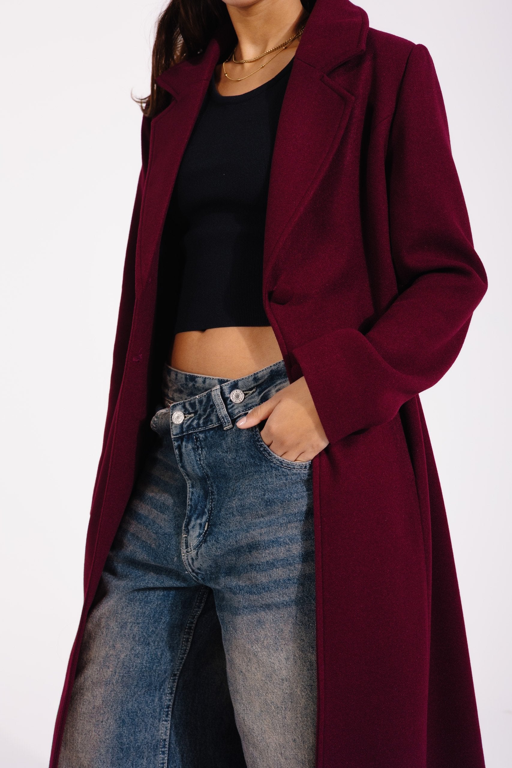 Aspen Coat | Mahogany