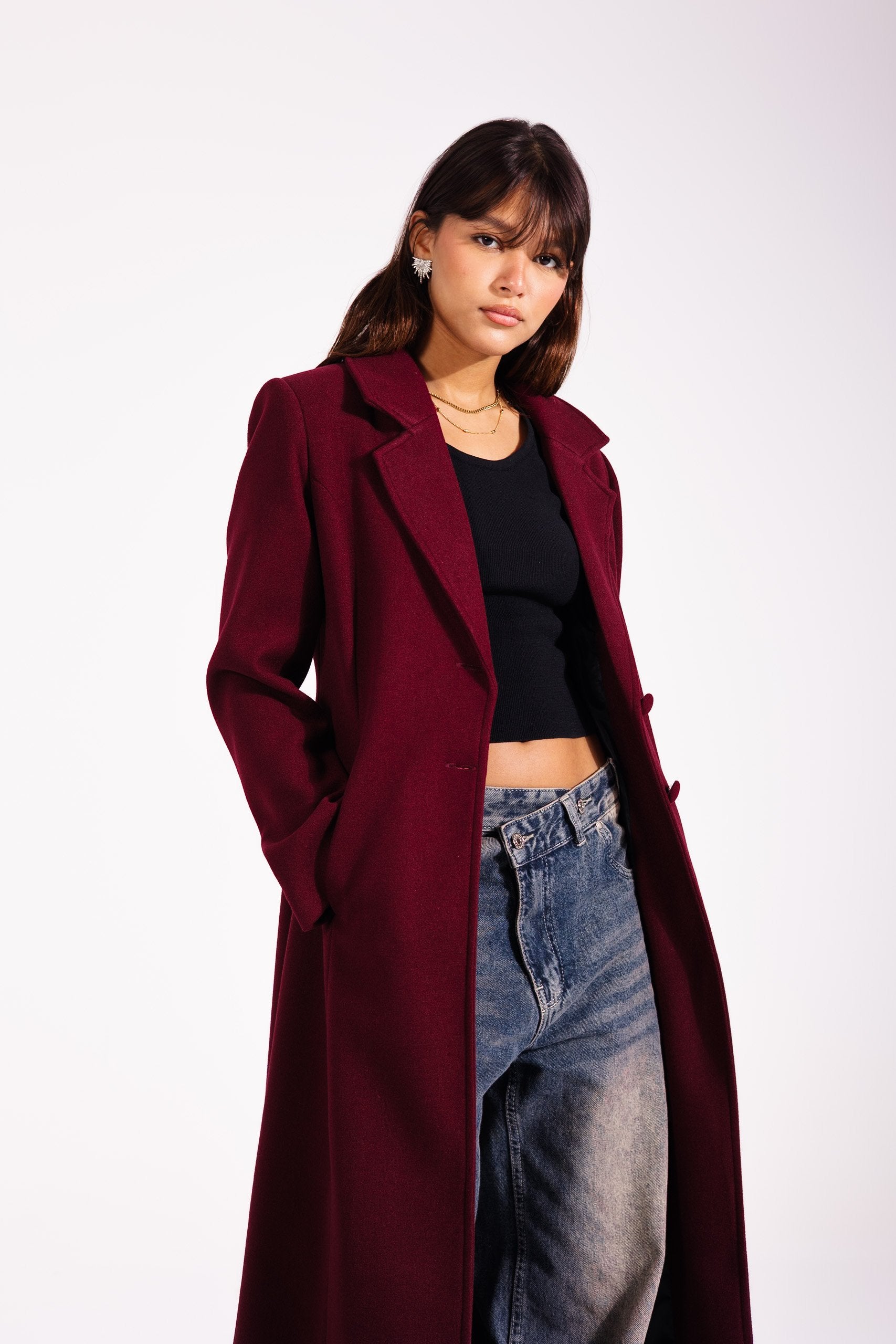 Aspen Coat | Mahogany