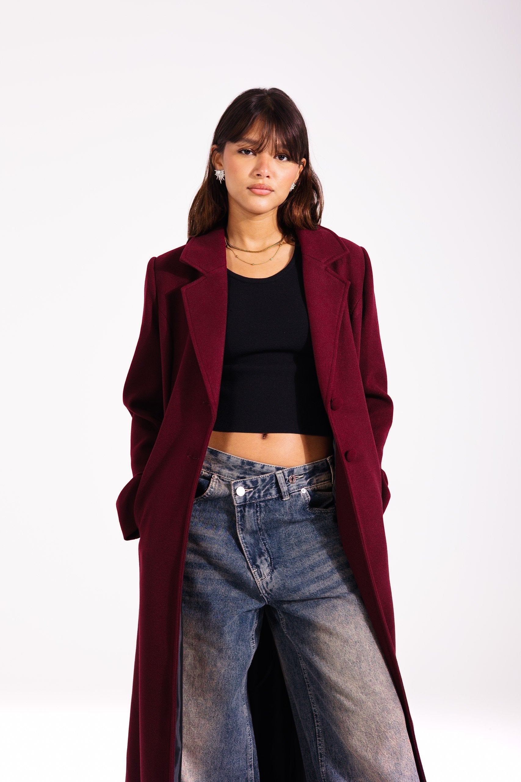 Aspen Coat | Mahogany