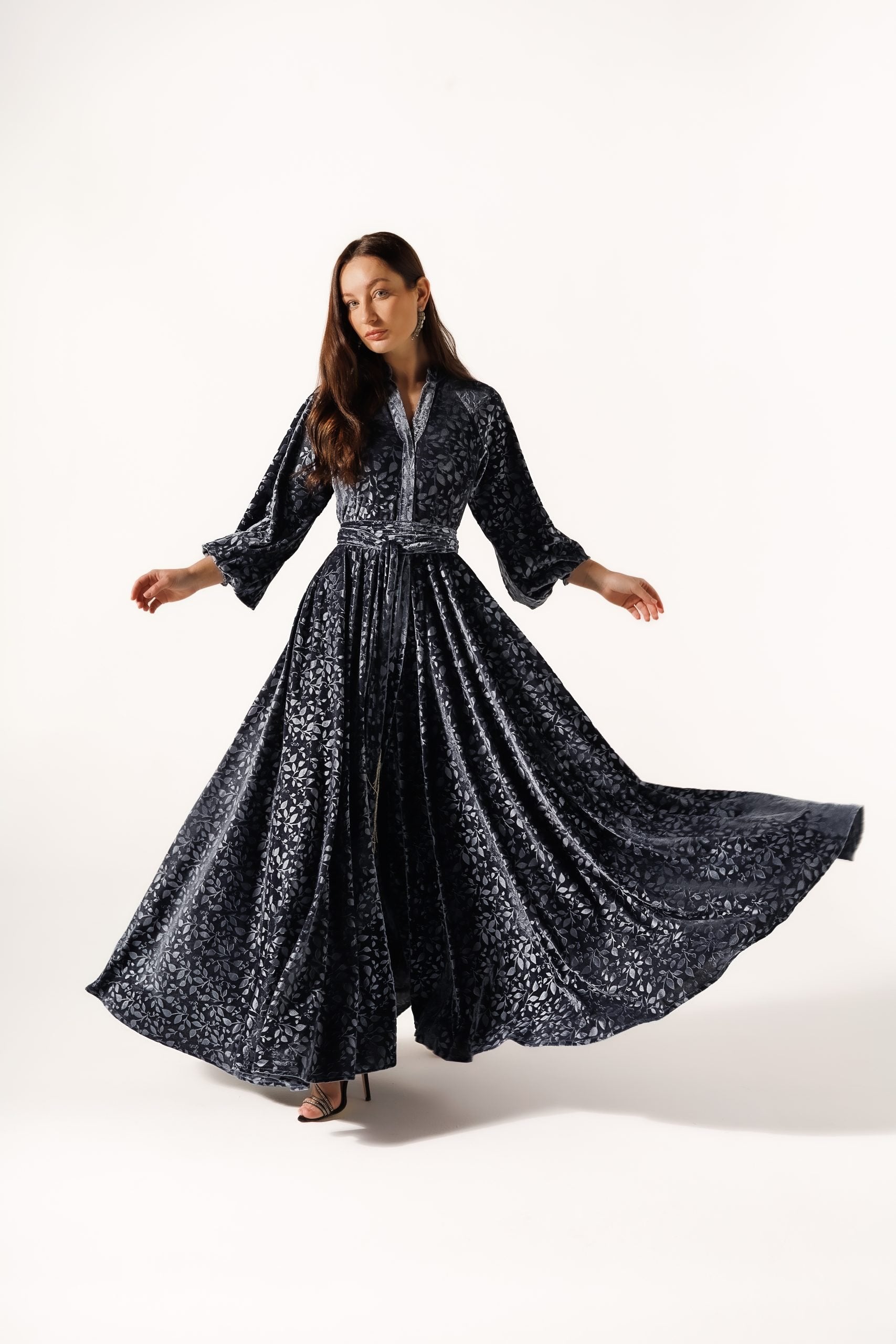 Alia Dress | Metal Grey