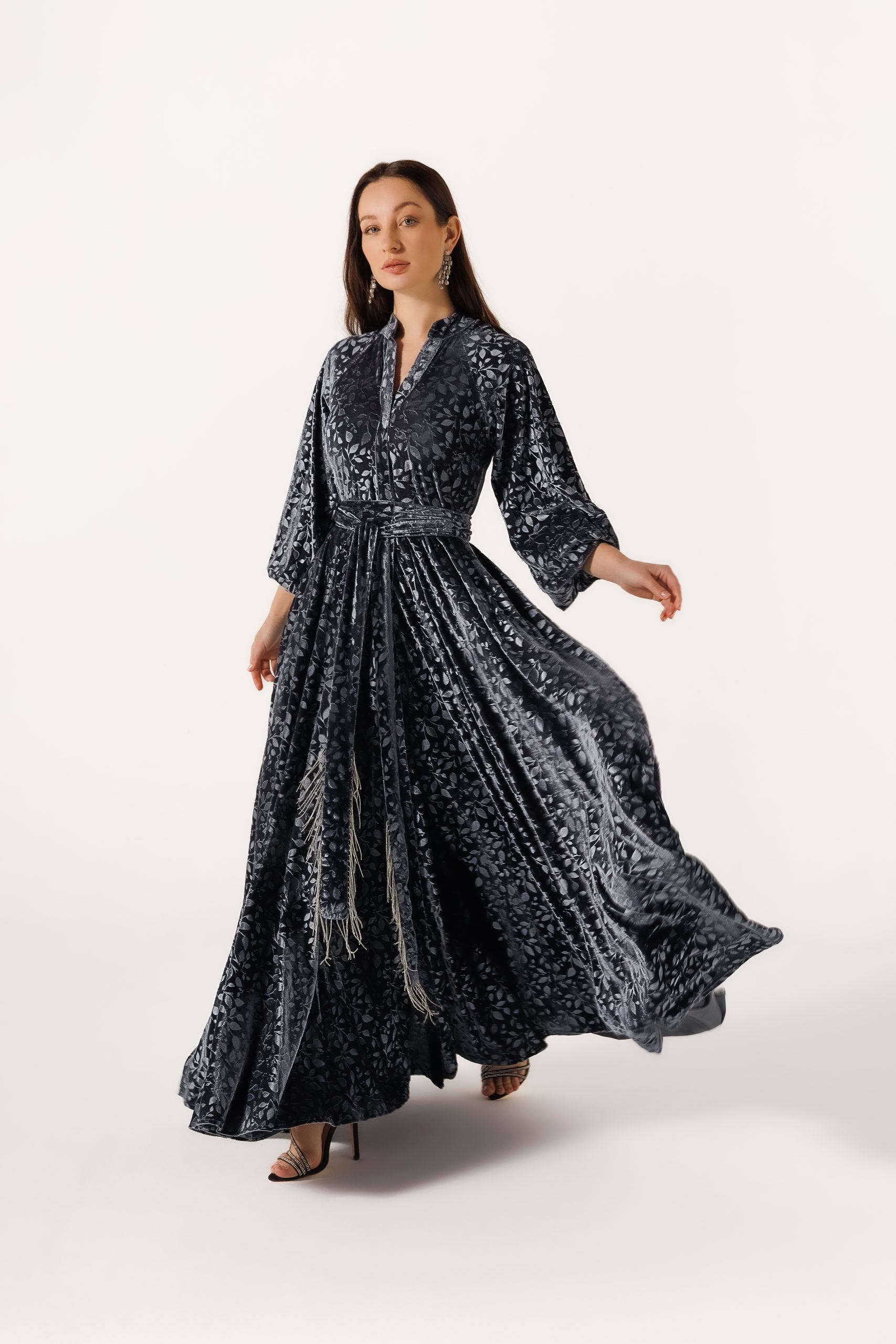 Alia Dress | Metal Grey