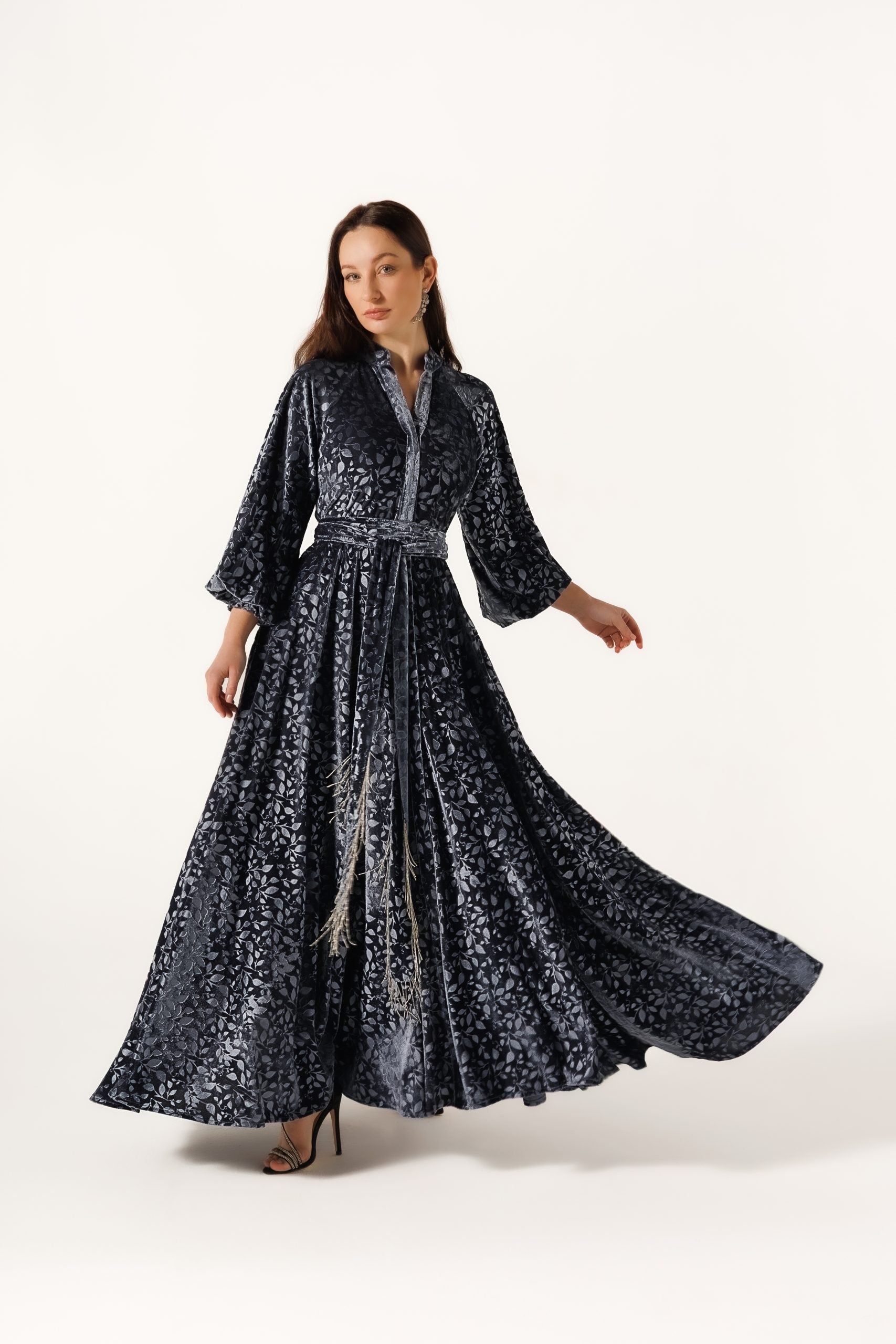 Alia Dress | Metal Grey