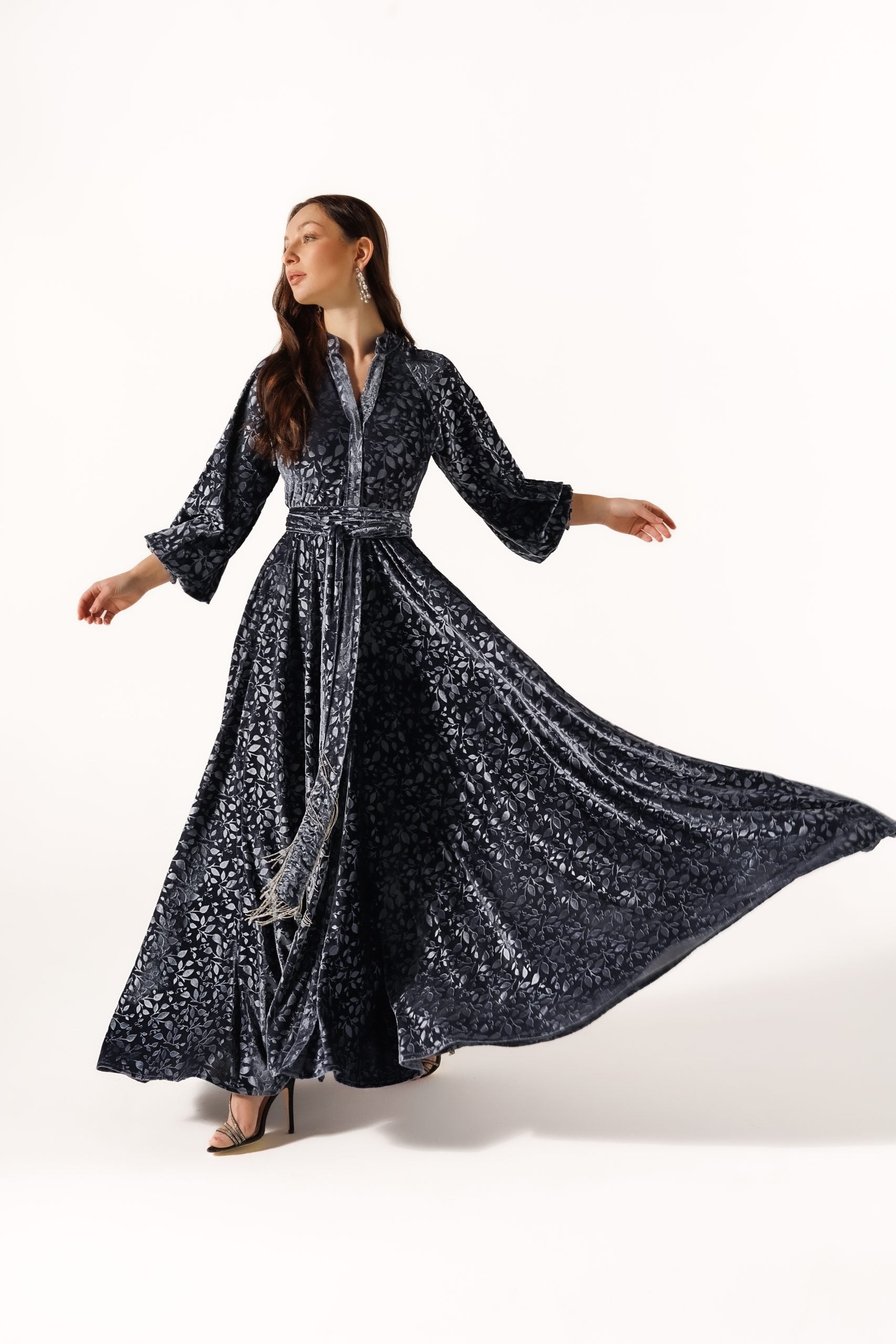 Alia Dress | Metal Grey