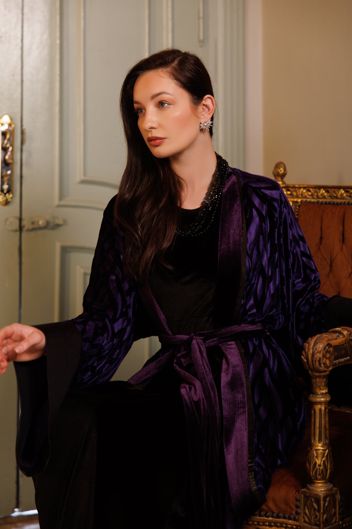 Bella Kaftan | Spanish Violet My Store