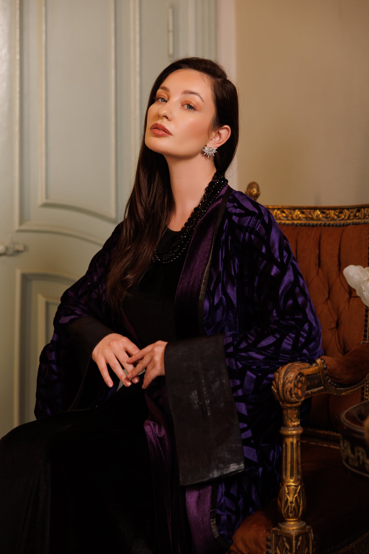 Bella Kaftan | Spanish Violet My Store