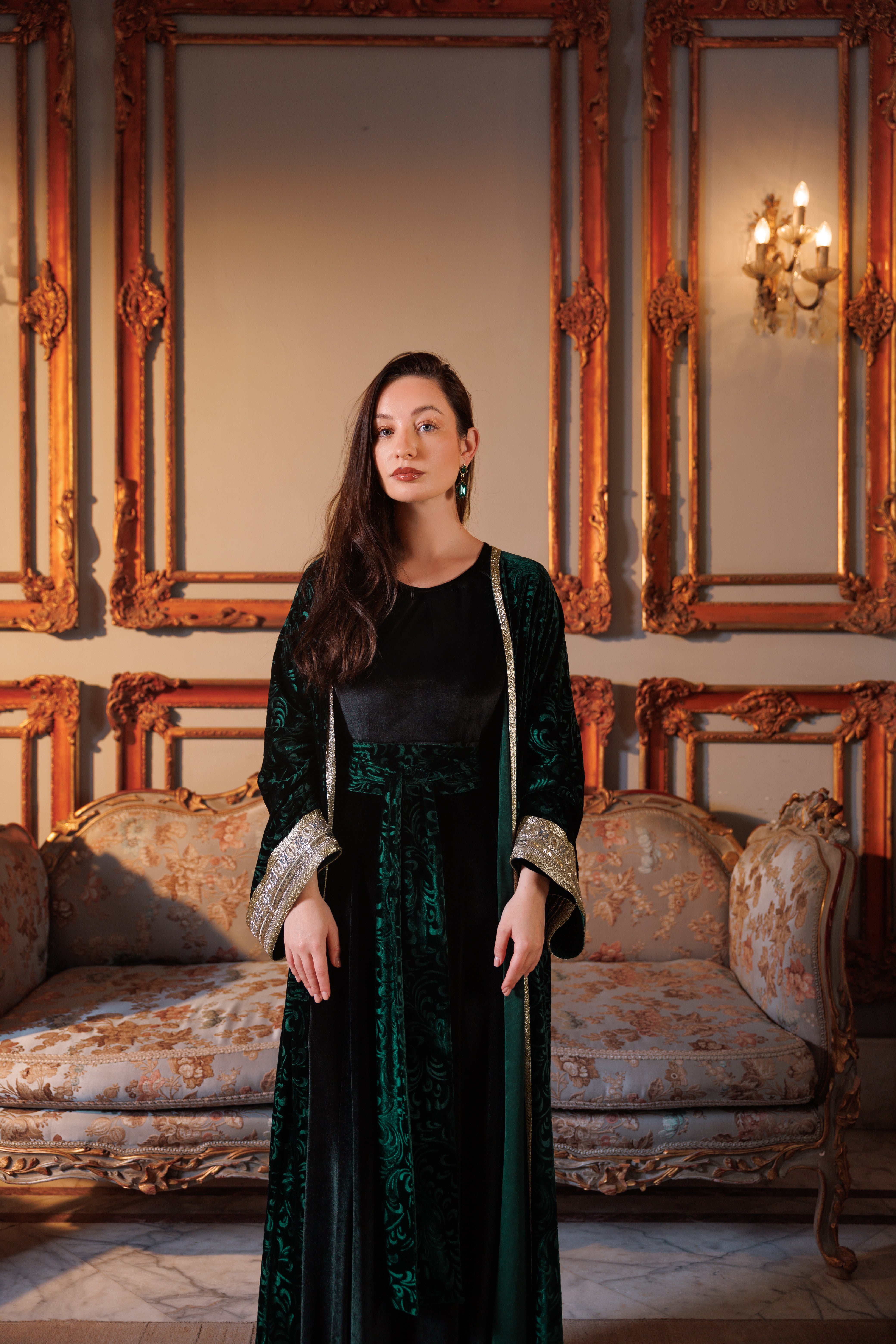 Bilquis Kaftan | Dark Green My Store