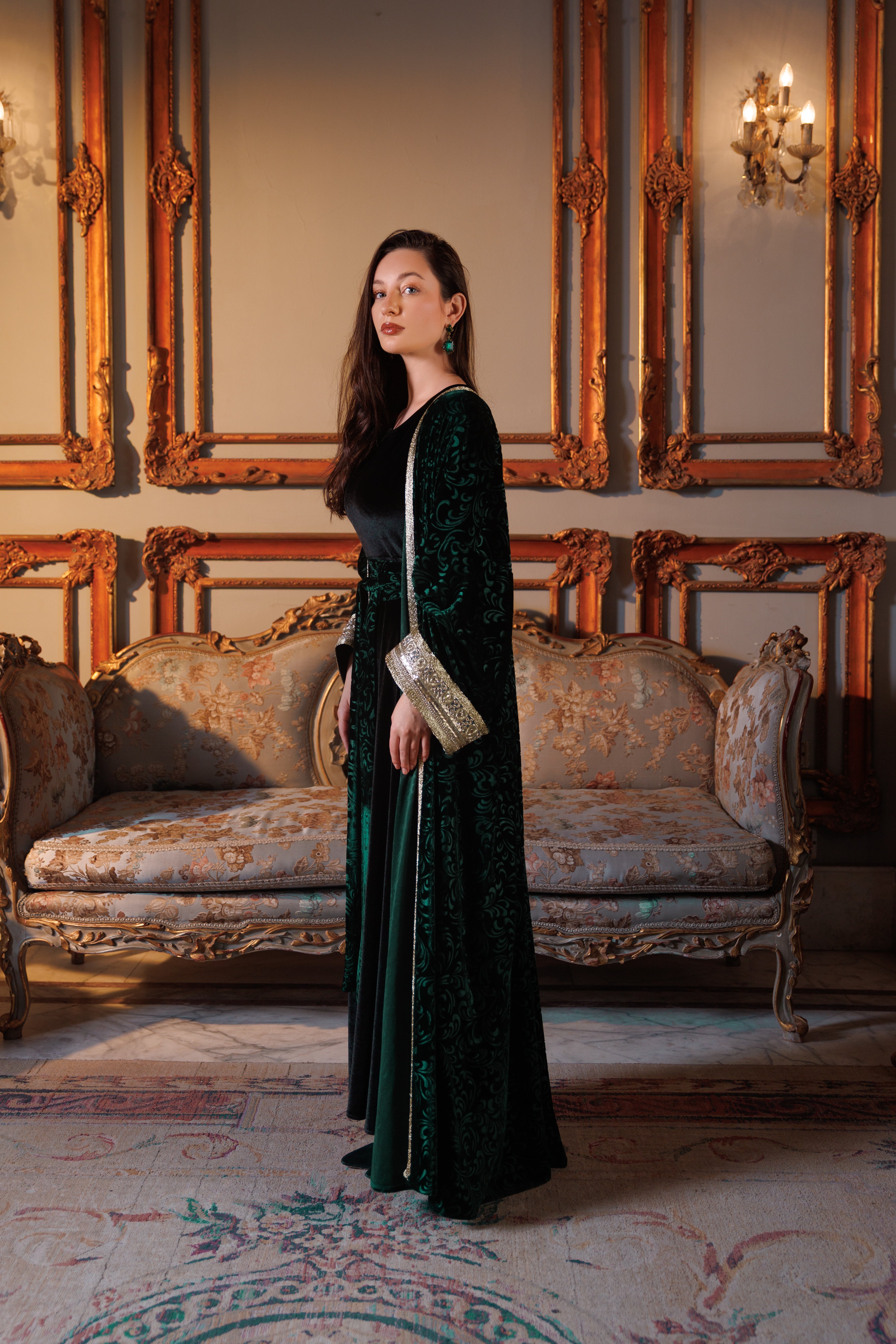 Bilquis Kaftan | Dark Green My Store