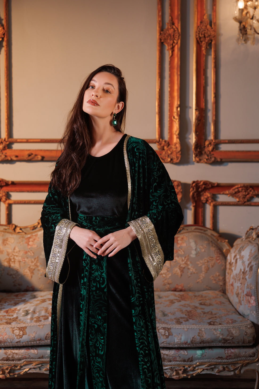 Bilquis Kaftan | Dark Green My Store