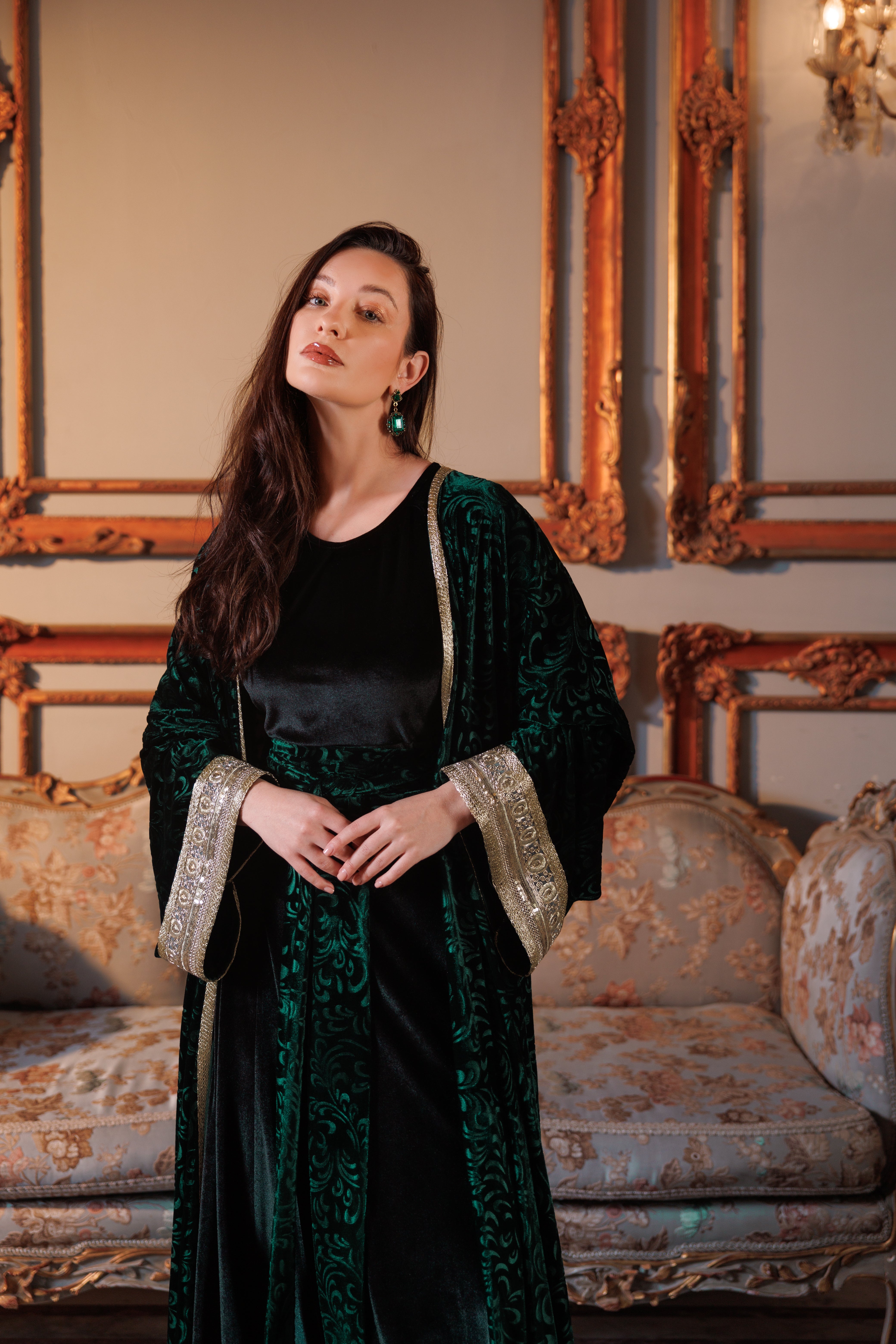 Bilquis Kaftan | Dark Green My Store