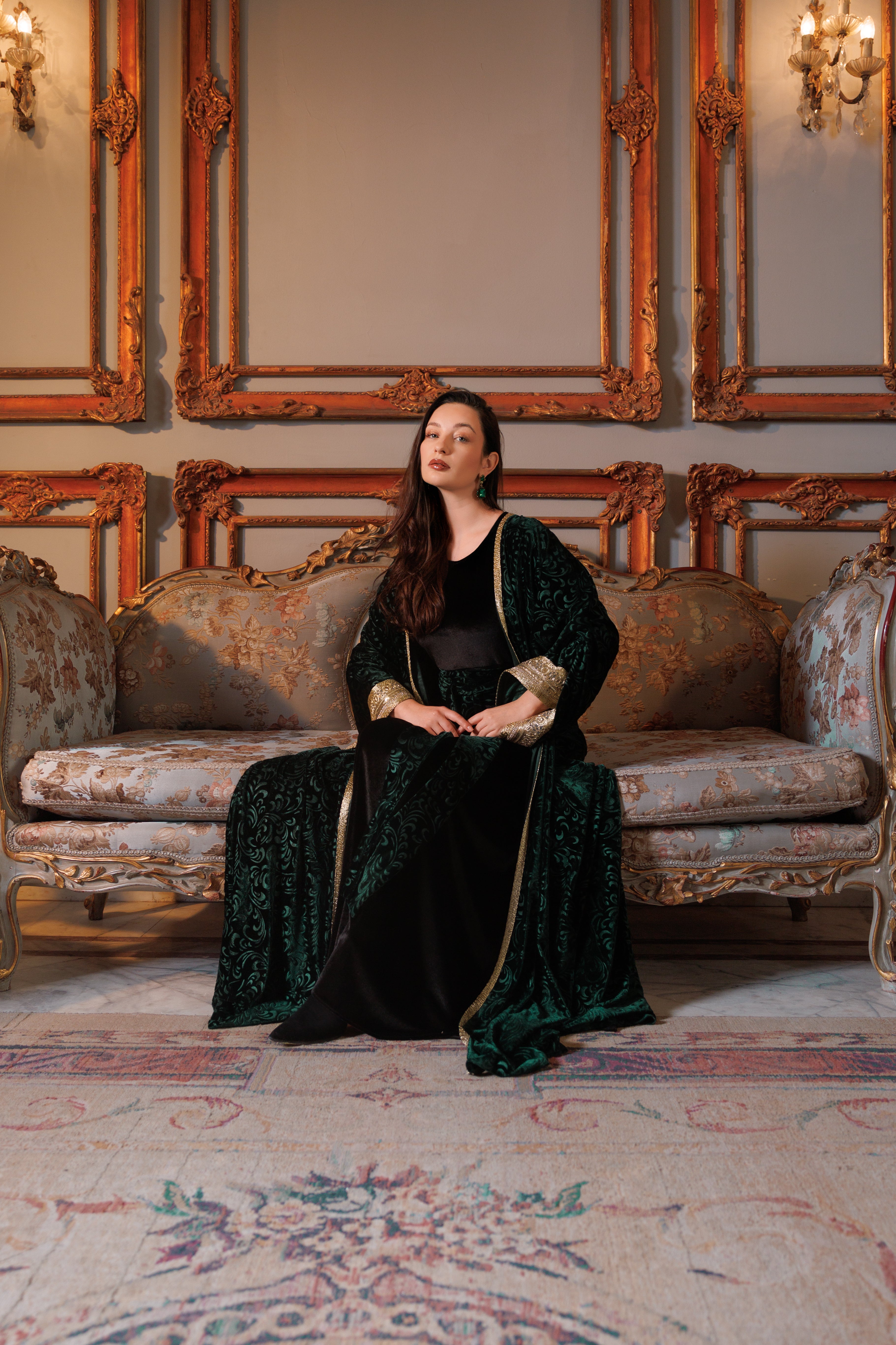 Bilquis Kaftan | Dark Green My Store