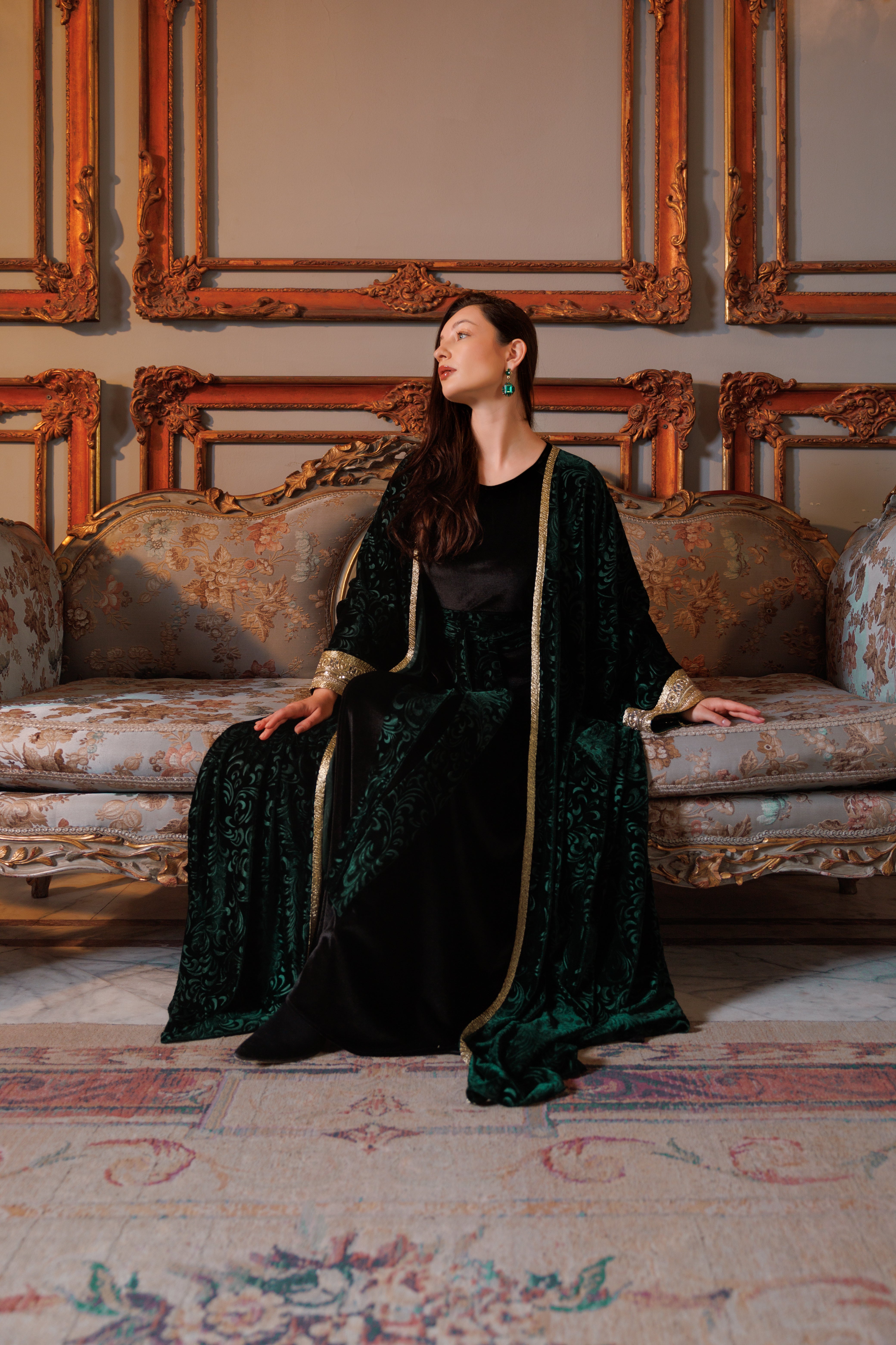 Bilquis Kaftan | Dark Green My Store