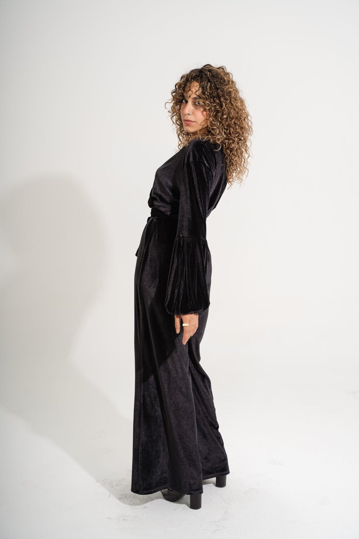 Velvet Jumpsuit | Black My Store