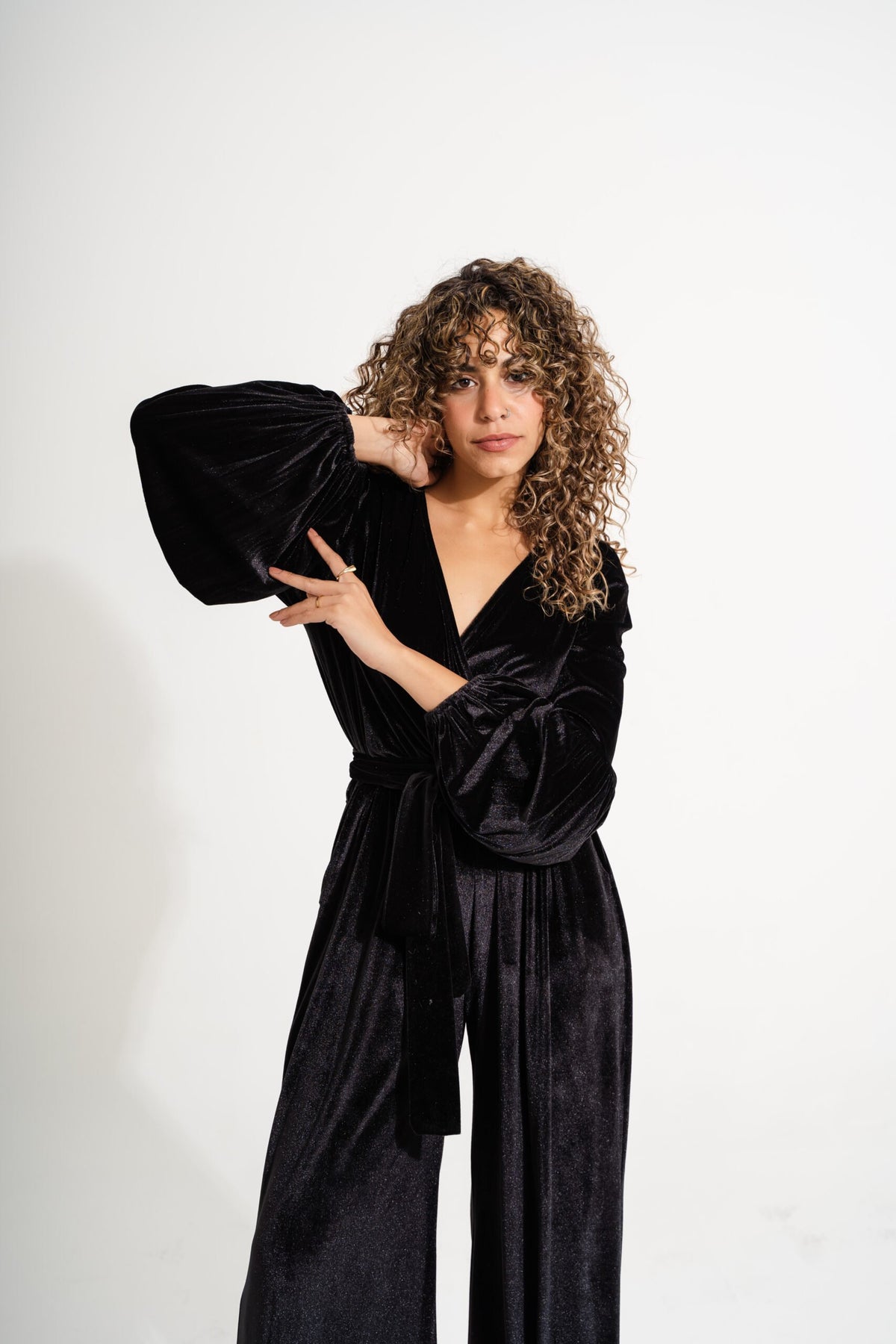 Velvet Jumpsuit | Black My Store