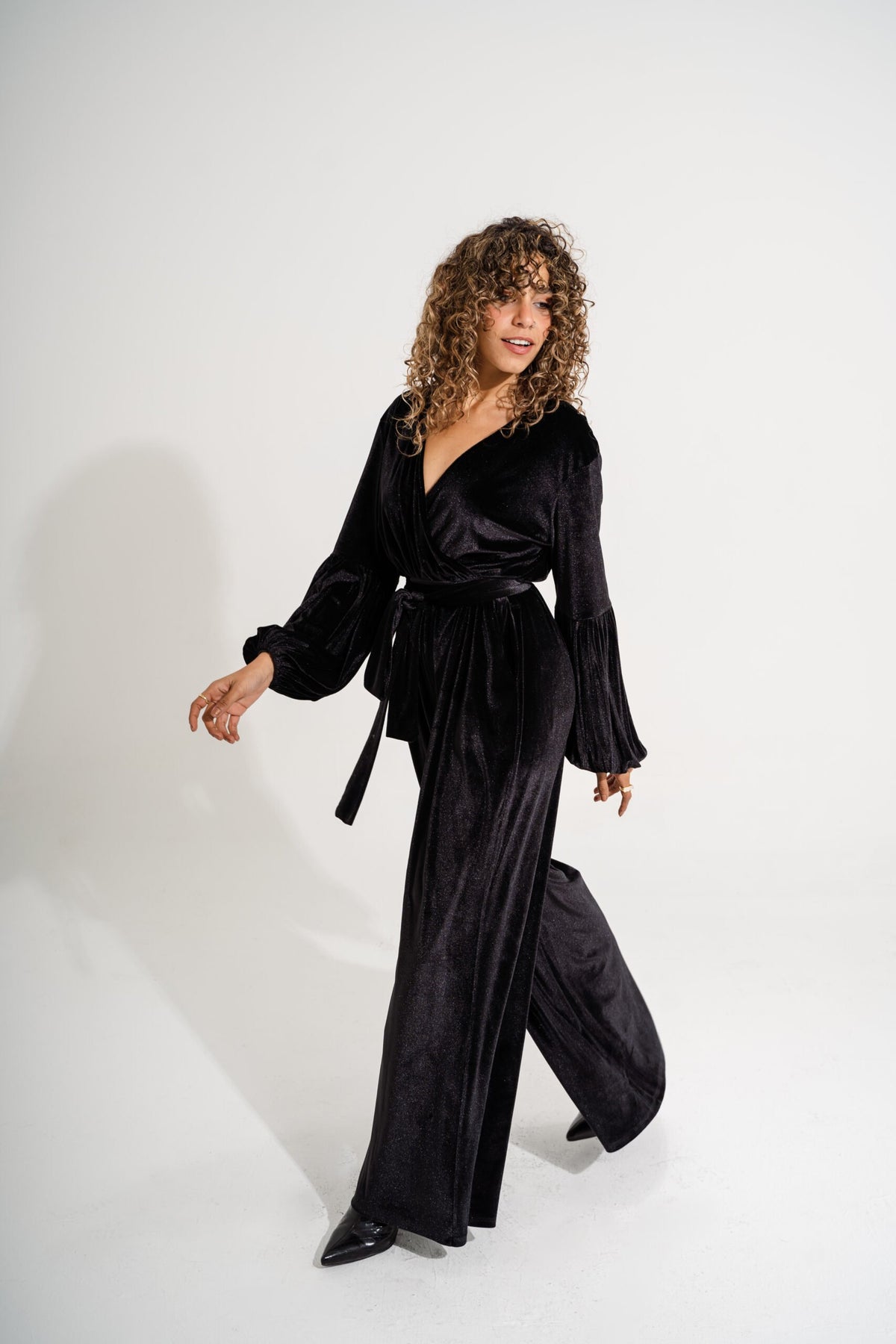 Velvet Jumpsuit | Black My Store