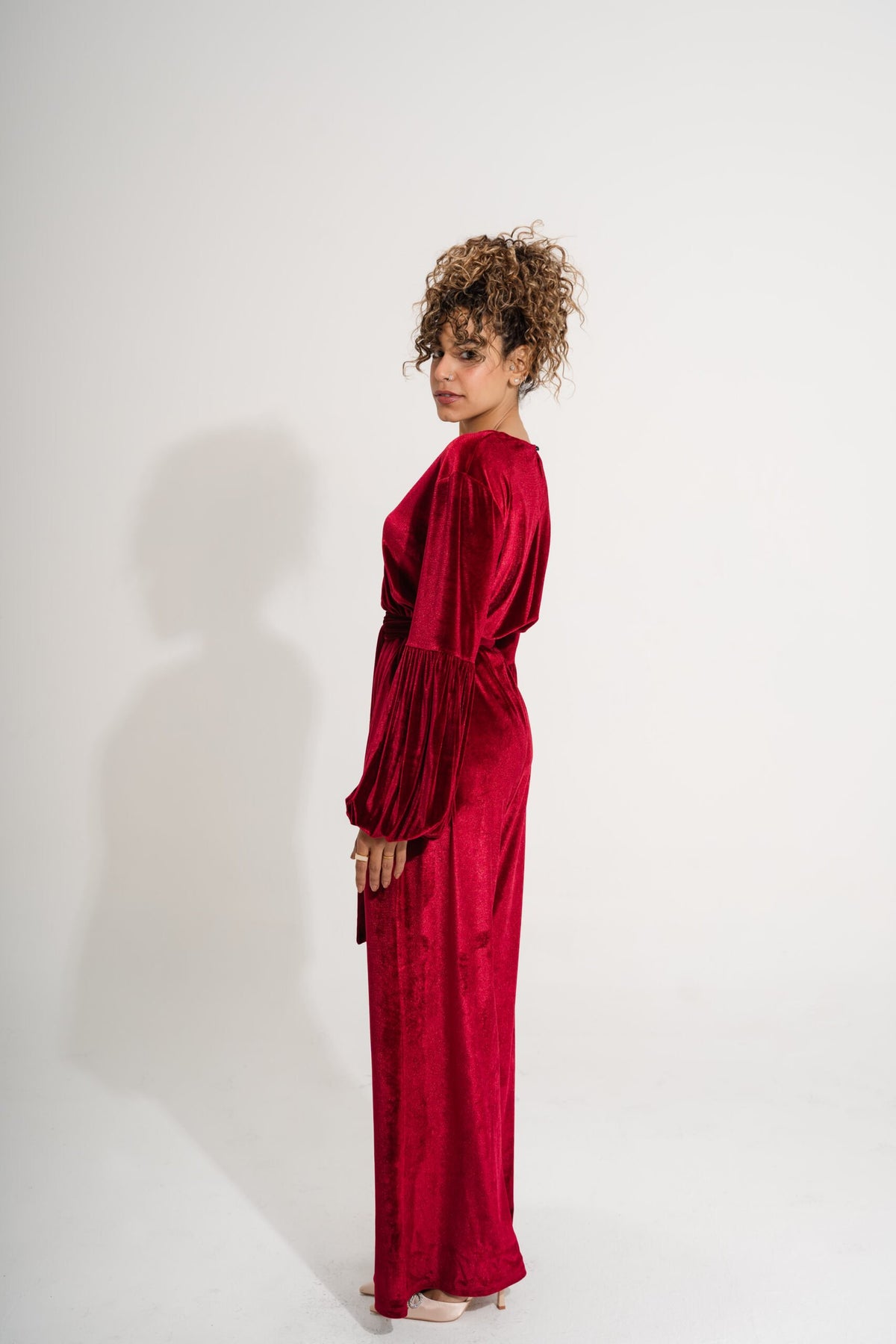 Velvet Jumpsuit | Red My Store