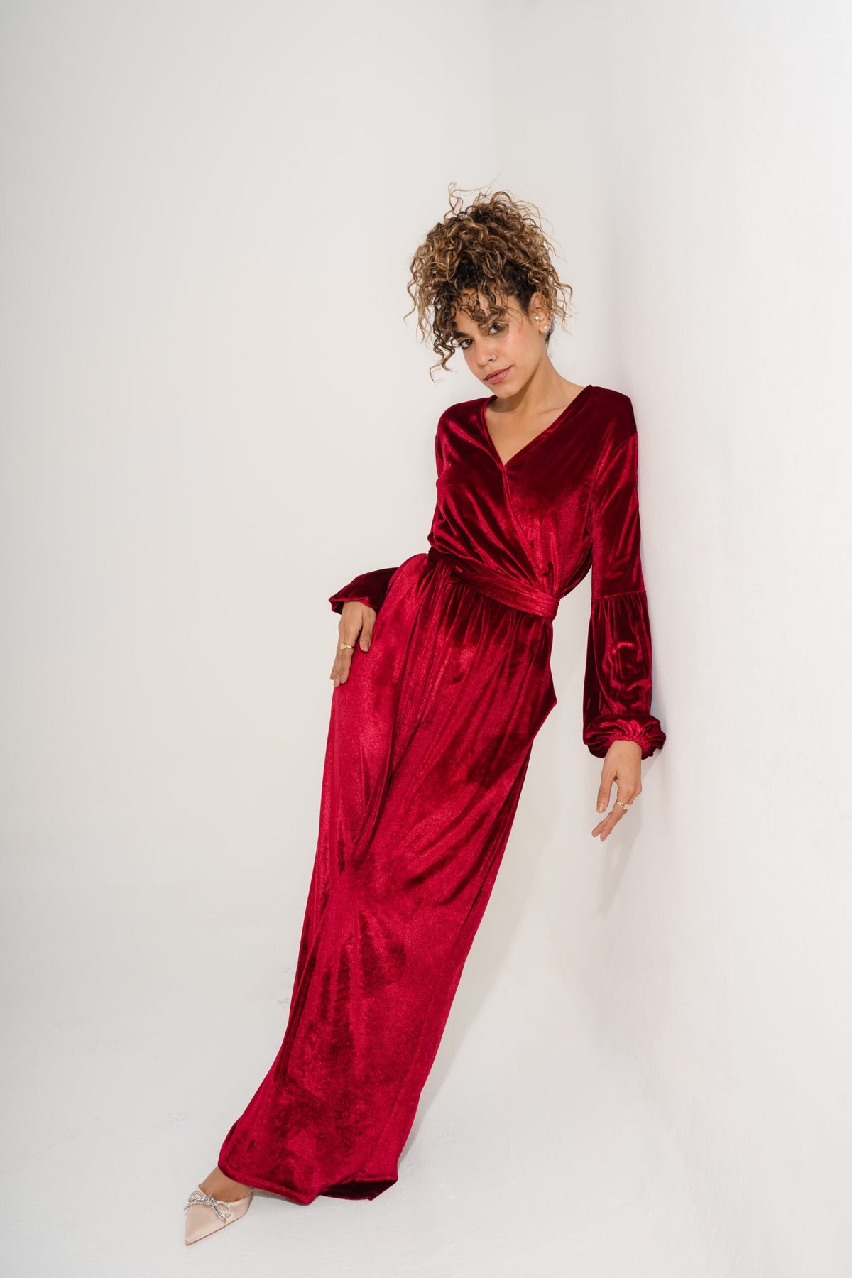 Velvet Jumpsuit | Red My Store